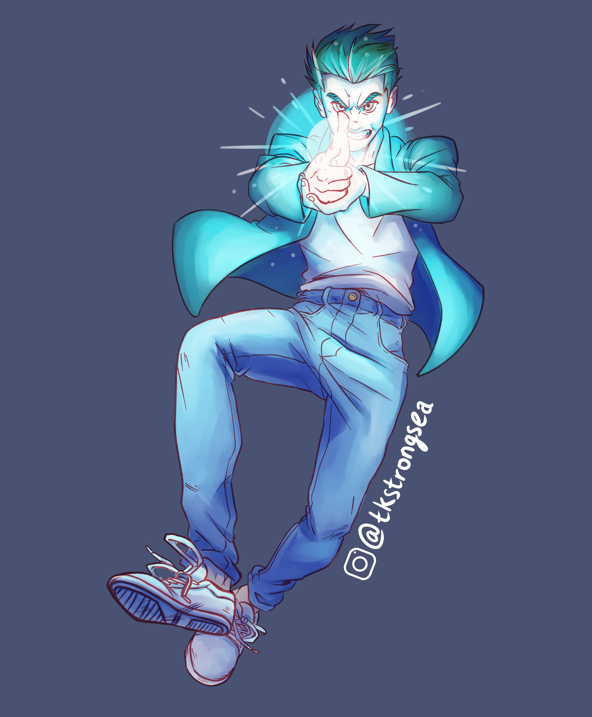 Artstation Yusuke Urameshi Yu Yu Hakusho Fan Art Taylor Purvis