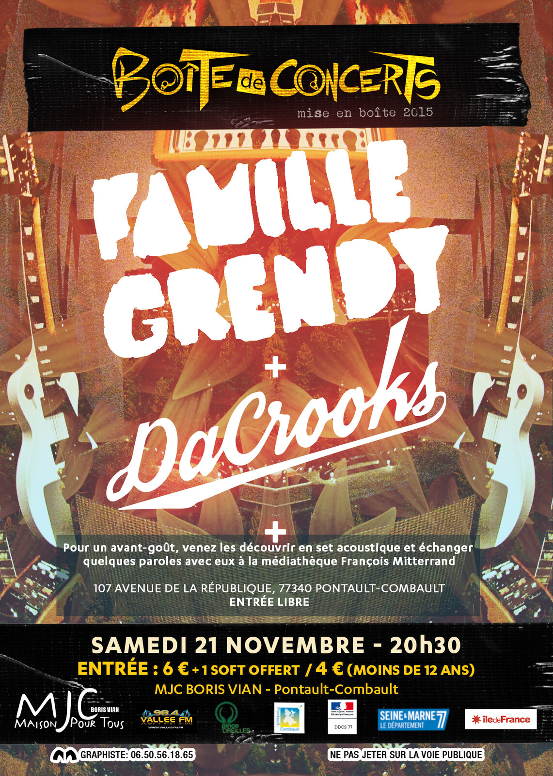 FLYER CONCERT - BOÎTE DE CONCERTS 