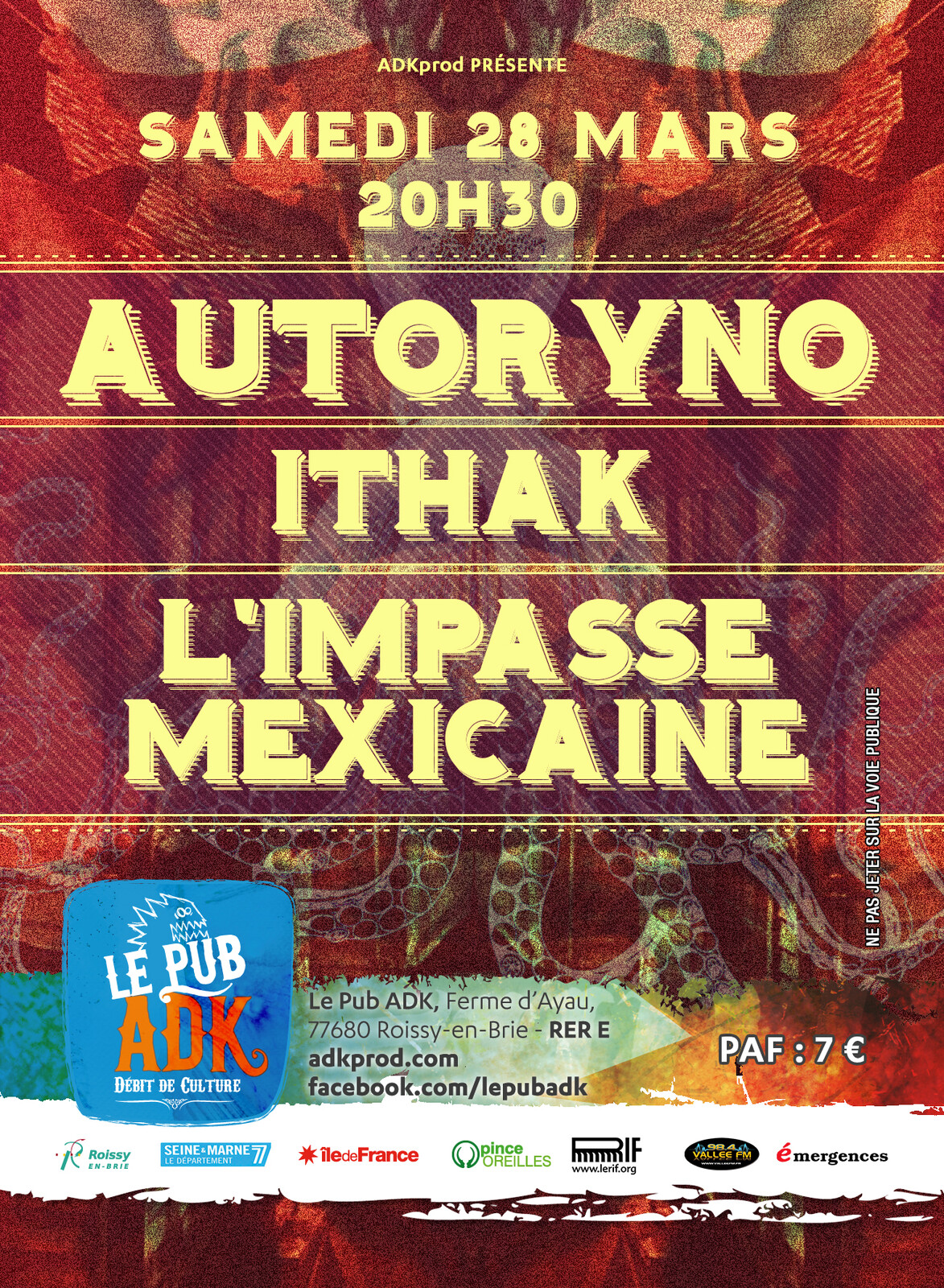 FLYER CONCERT - PUB ADK