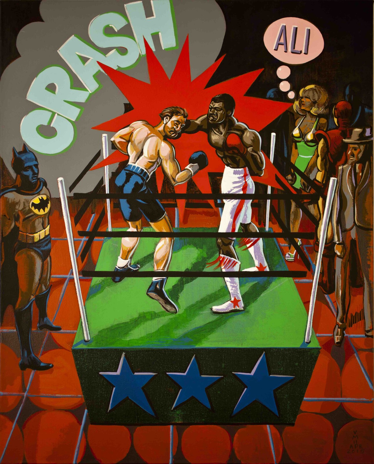 K O 24X36 inches acrylic on canvas created 2016