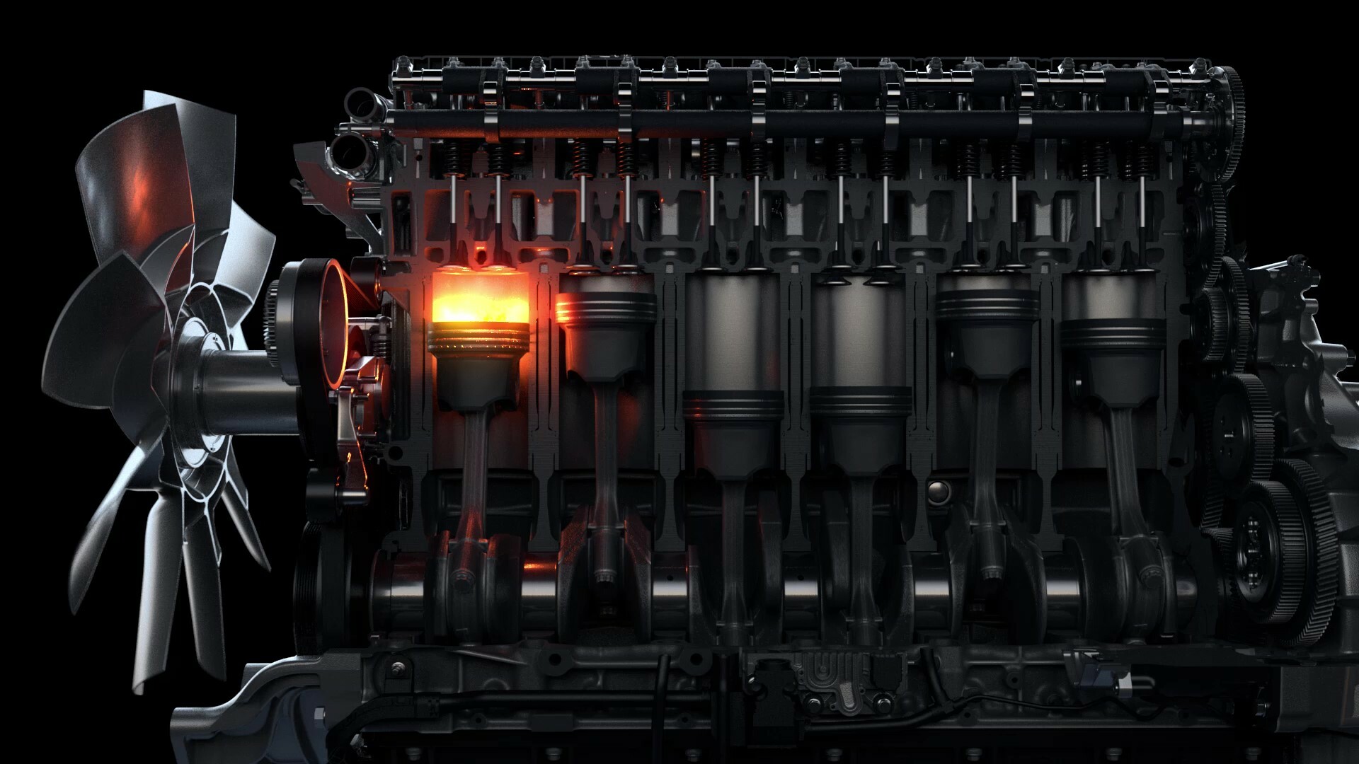 Engine GIF - Find & Share on GIPHY Automotive engineering, Car mechanic, Automot