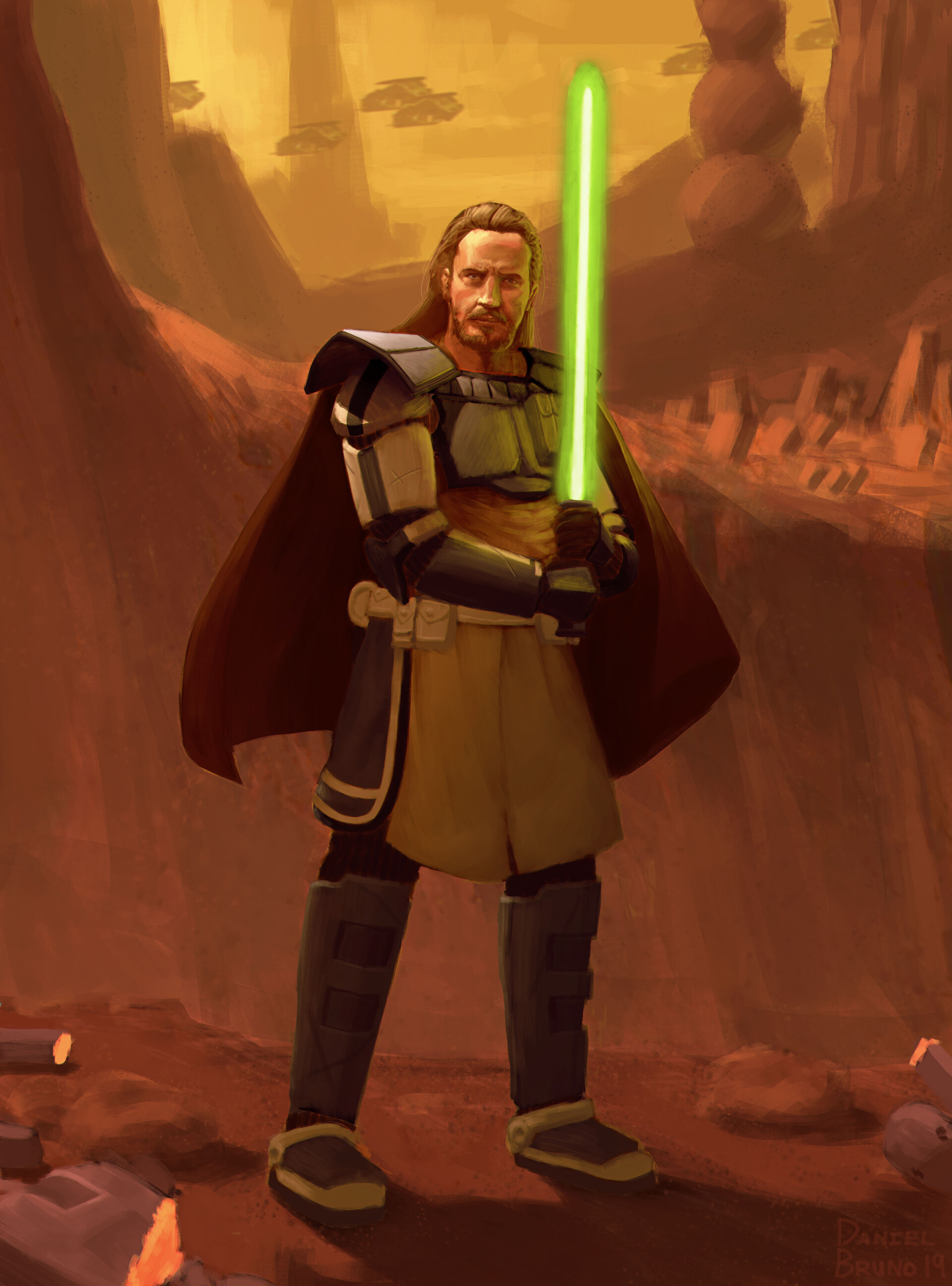 What if Qui Gon Jinn lived and Obiwan died during the fight with Maul? :  r/StarWars