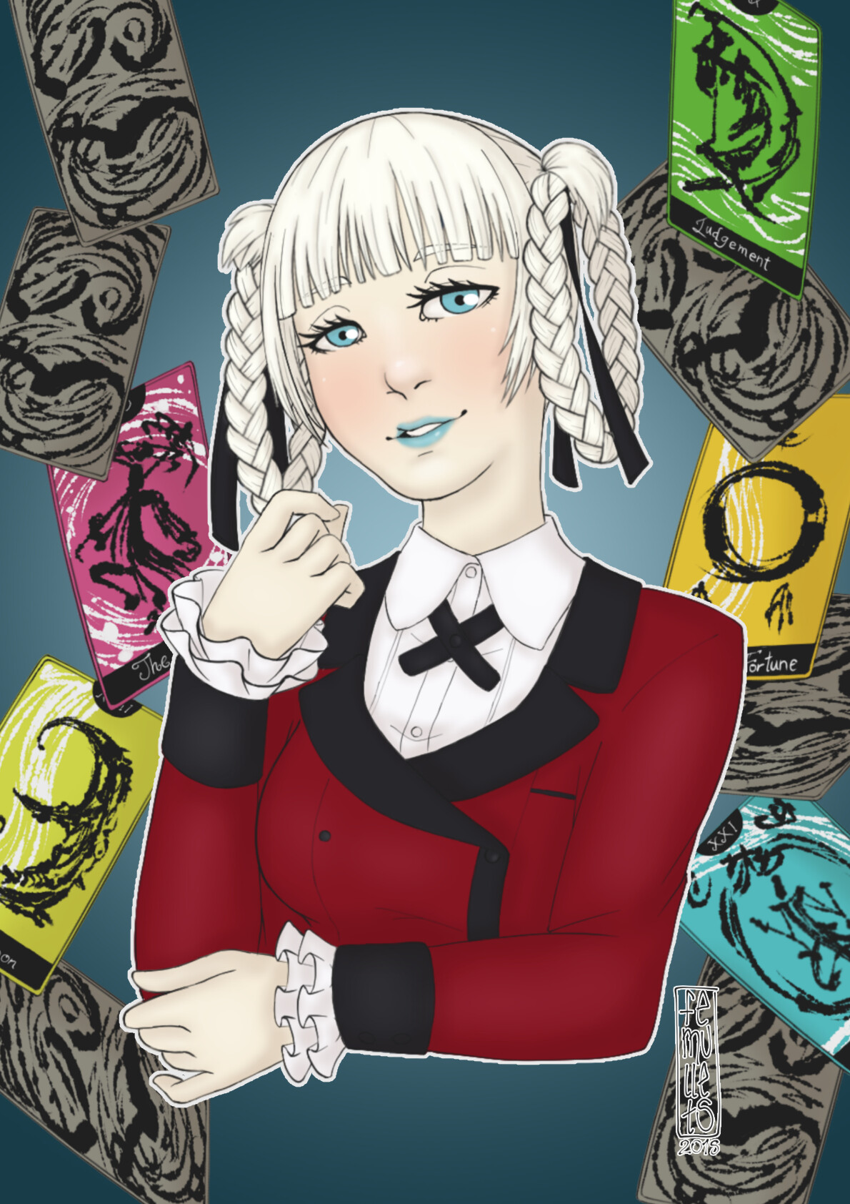Artstation Fanart Of Kirari Momobami From Kakegurui Fernanda Brognoli Devincenzi Kakegurui yumeko kirari anime marysaotome midari yumekojabami kirarimomobami ririka gambling mary ririkamomobami momobami sayaka runa midariikishima jabami haikyuu yumemi danganronpa. kakegurui fernanda brognoli devincenzi