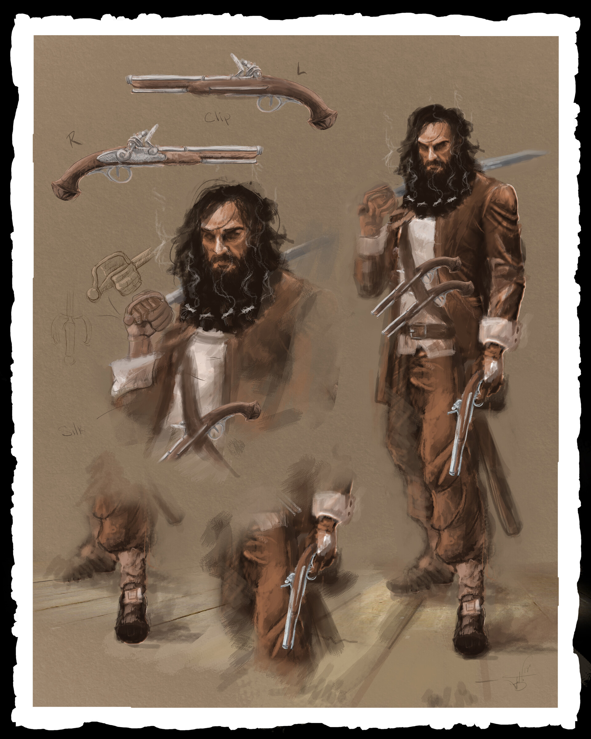 Artstation Black Beard Concept Art Joshua A Hayes