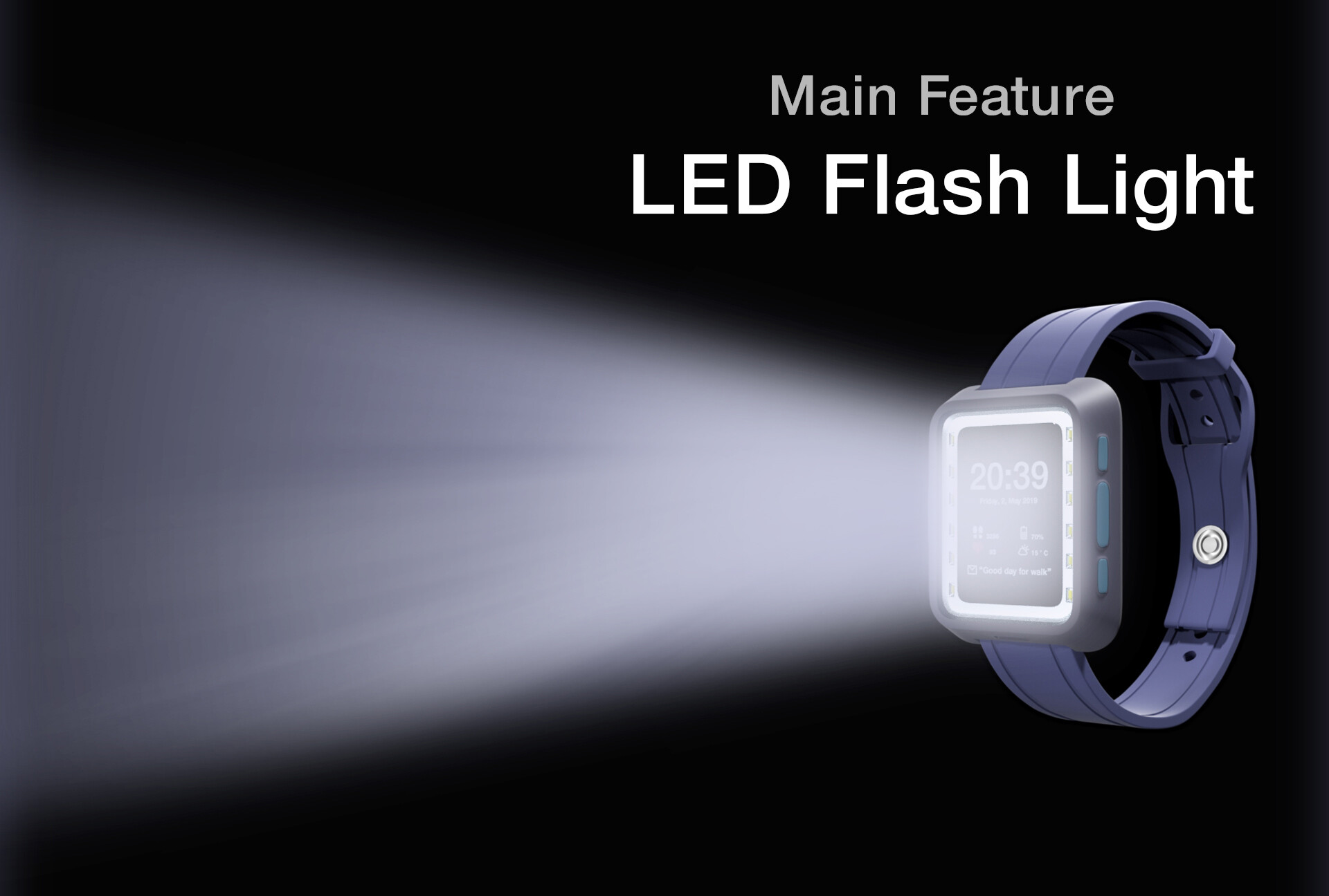 Led flash new arrivals watch