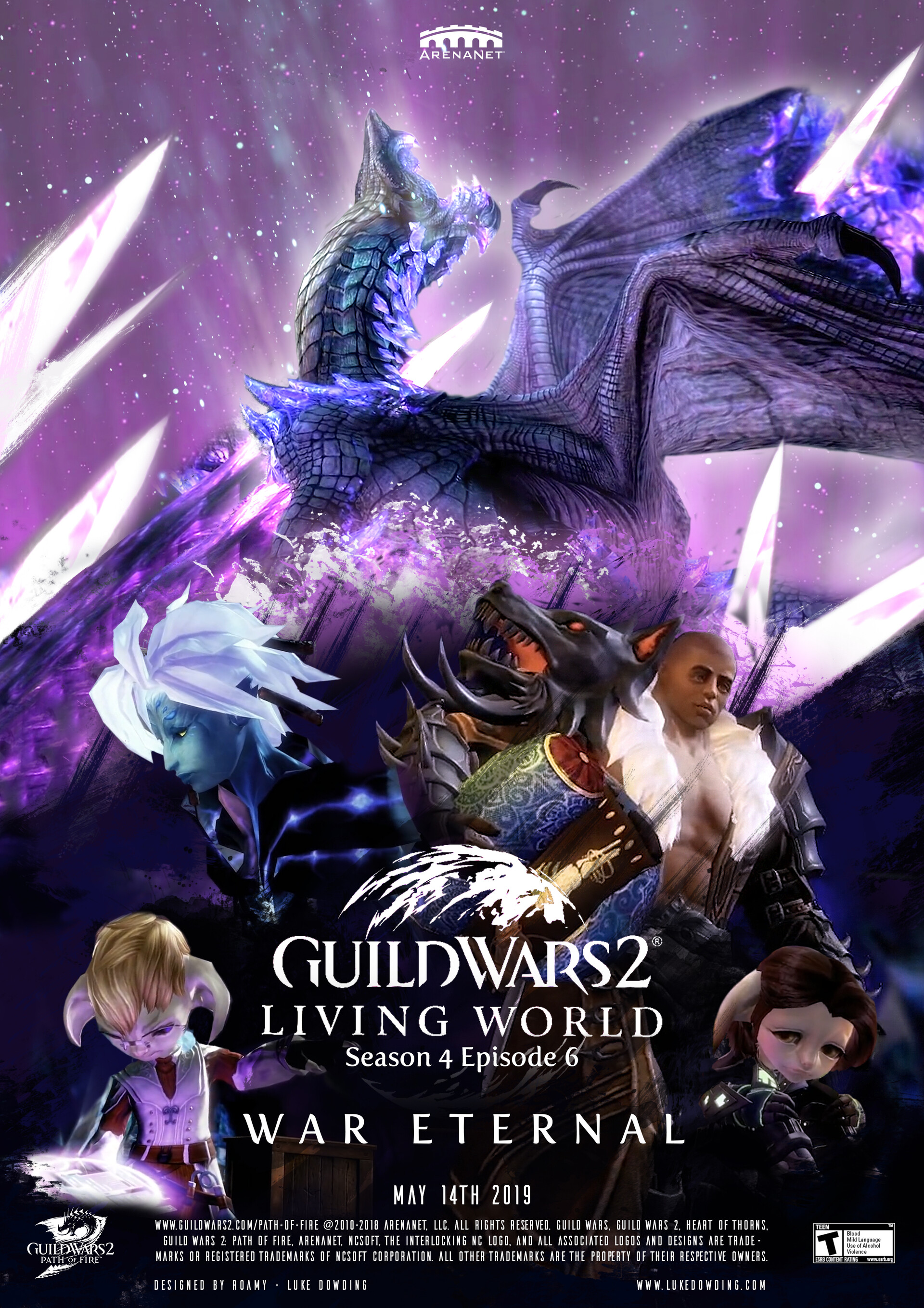 Artstation Guild Wars 2 Living World Season 4 Finale