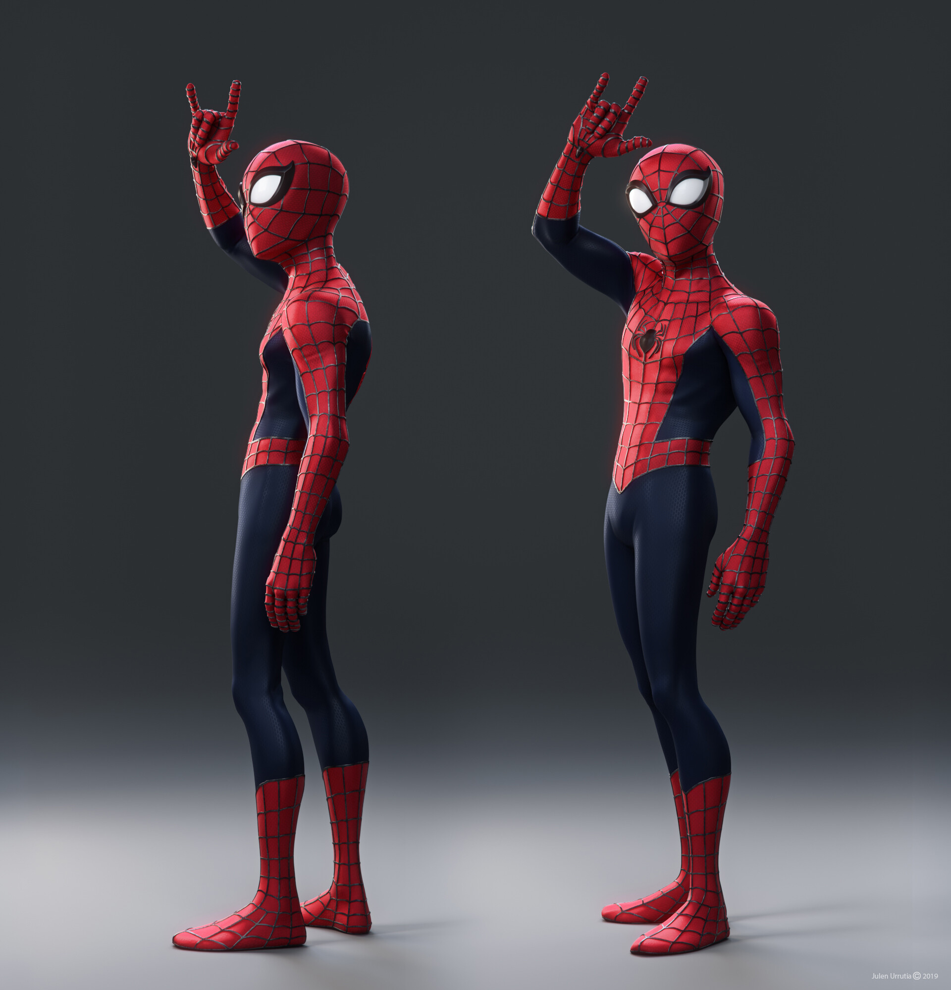 Artstation Spider Man Stylized Julen Urrutia