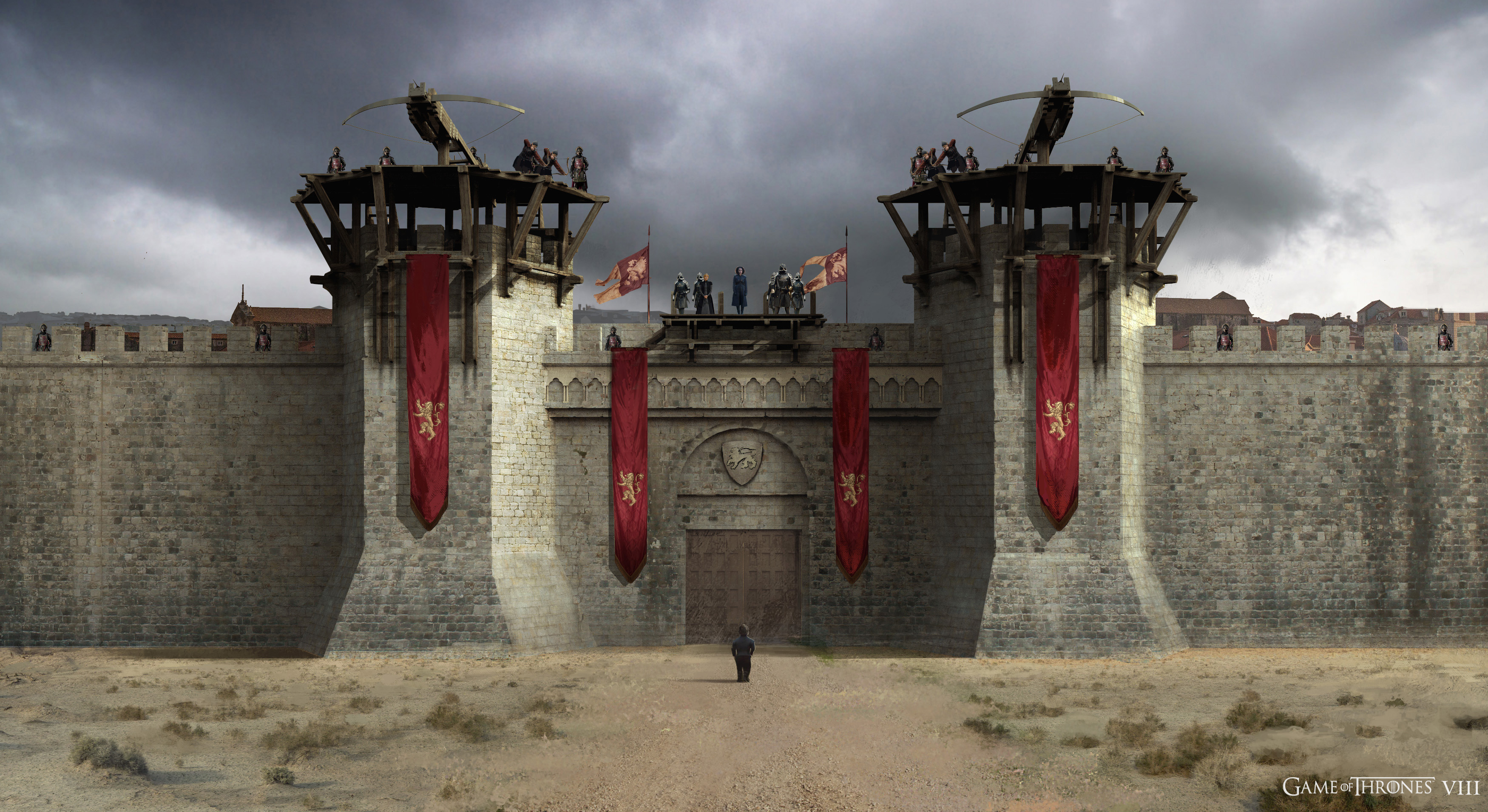 View of the Kingslanding Gate from Daenerys' POV