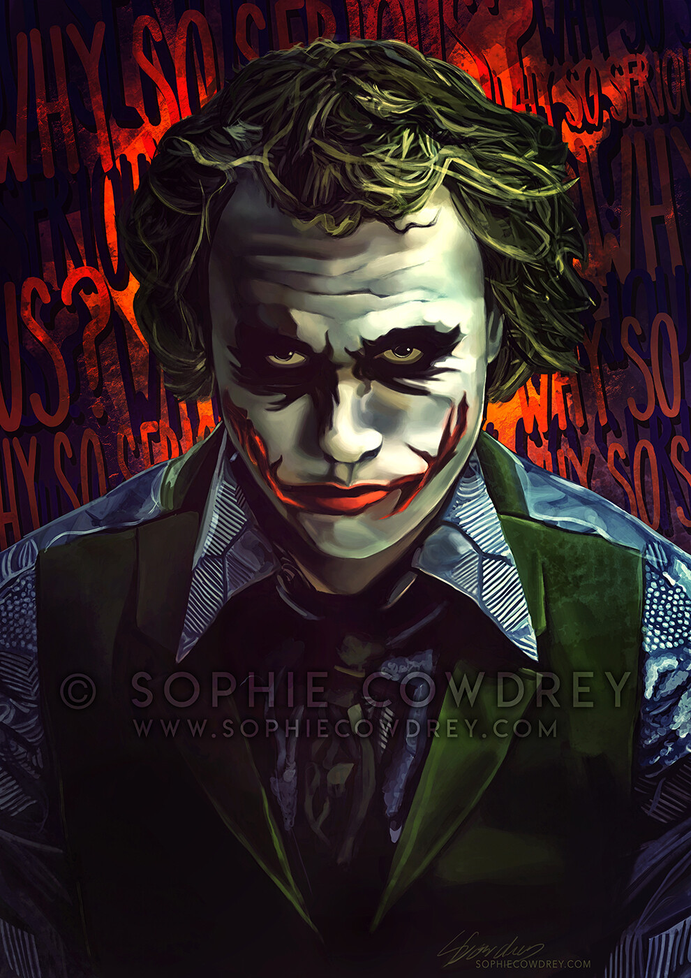 Joker Heath Ledger Wallpaper Why So Serious Using Why So Serious N Hahahaha Hop