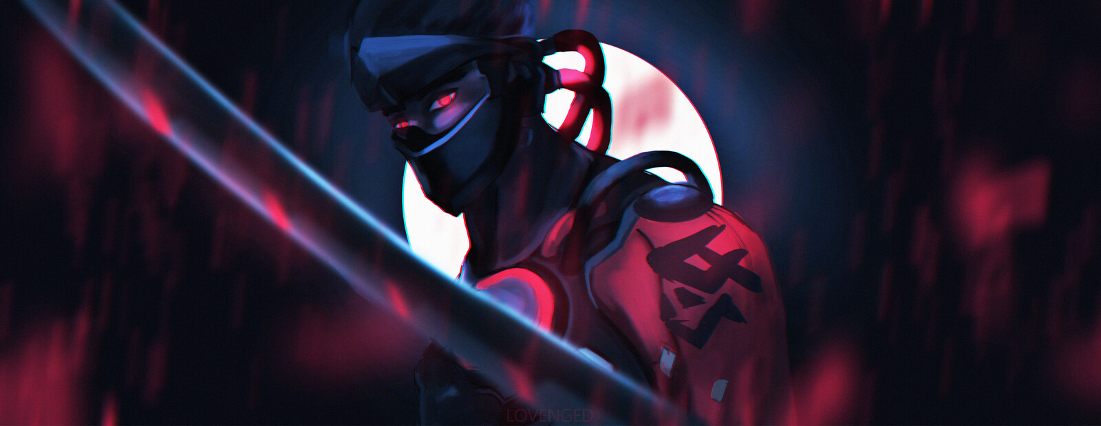 Artstation Blackwatch Genji Lovenged