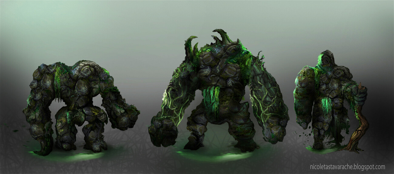 Stone monsters