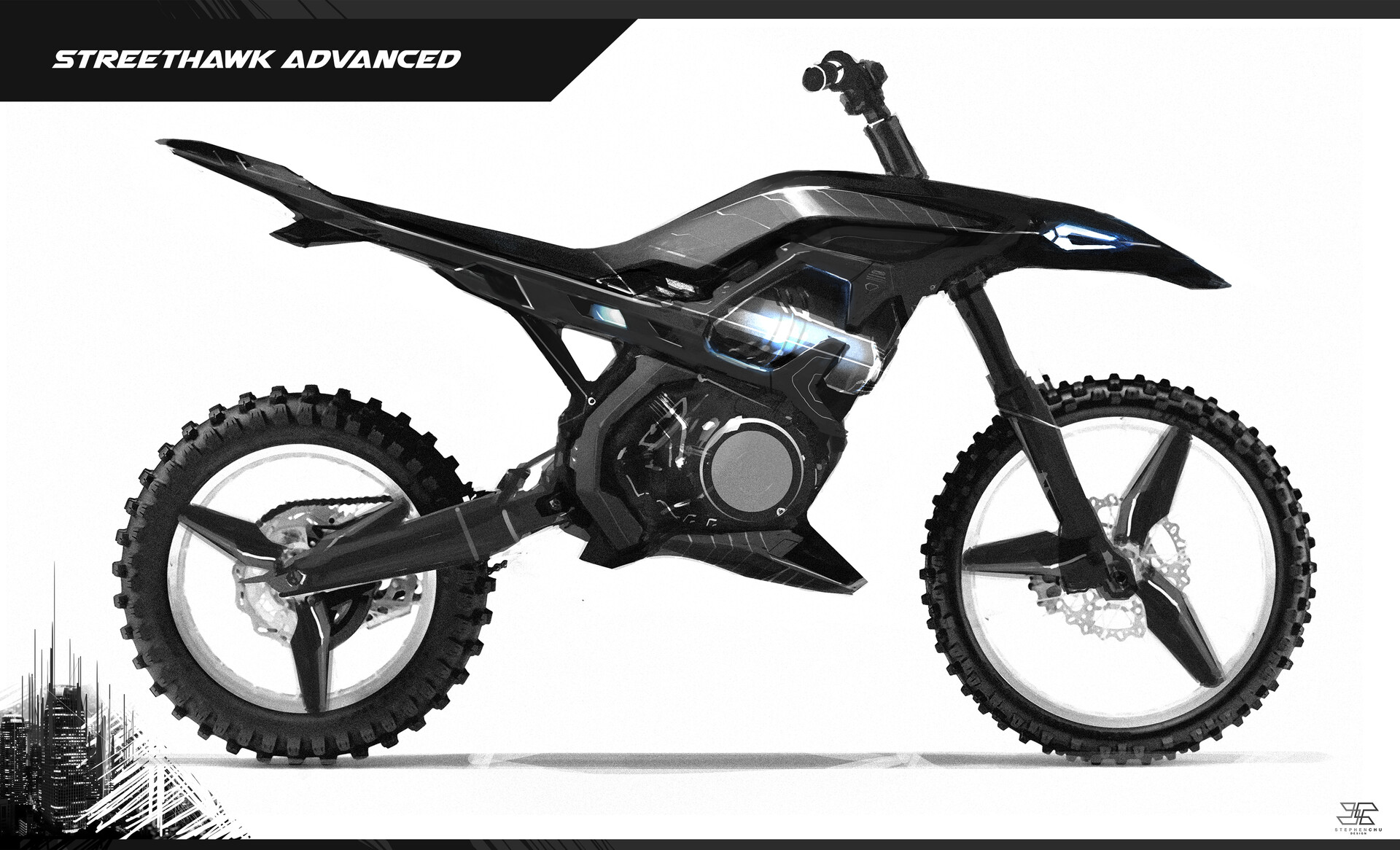 【ふるさと割】 Streethawks - Chu Stephen Bike Bikes Concept Advanced - イラスト
