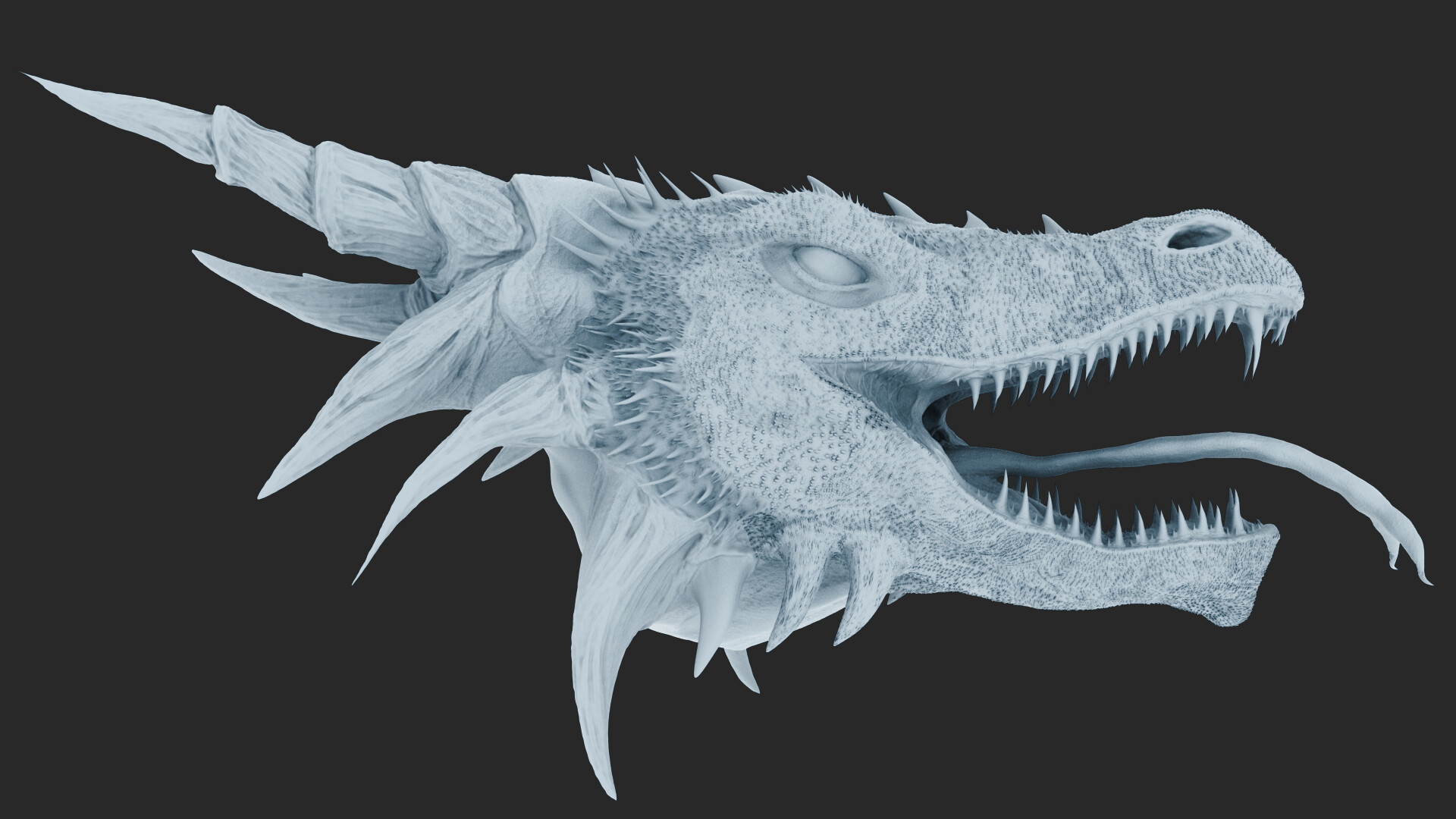 Guillaume Boisvert - Dragon Head (3D Model)