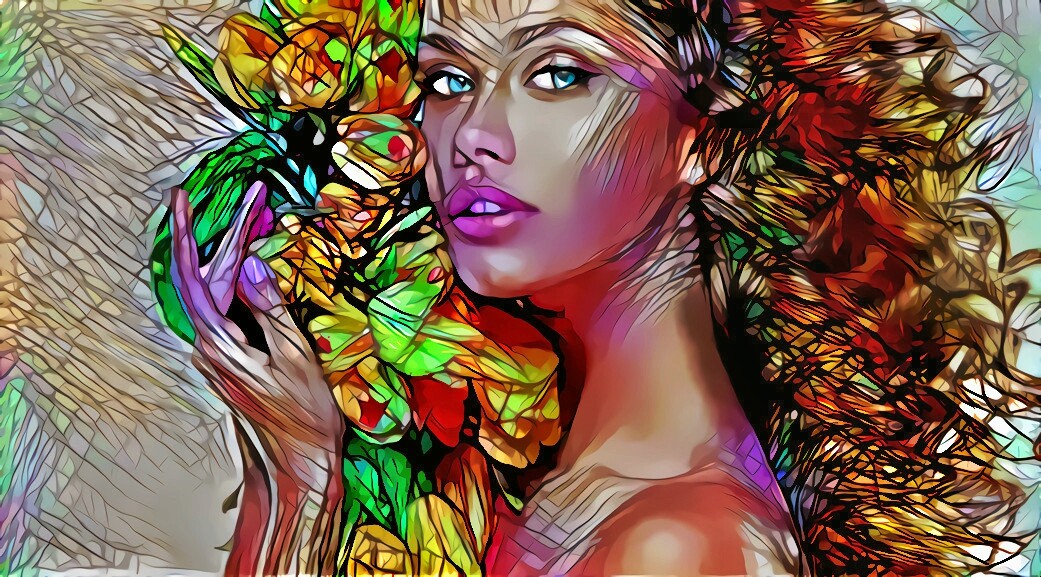 ArtStation - Beauty, Magic and Flowers