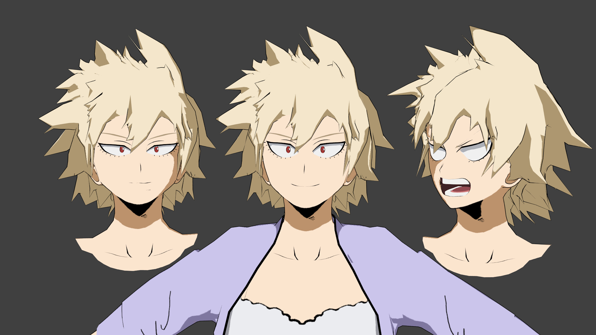 Artstation Mitsuki Bakugo 3d Model Updated Jody Michels