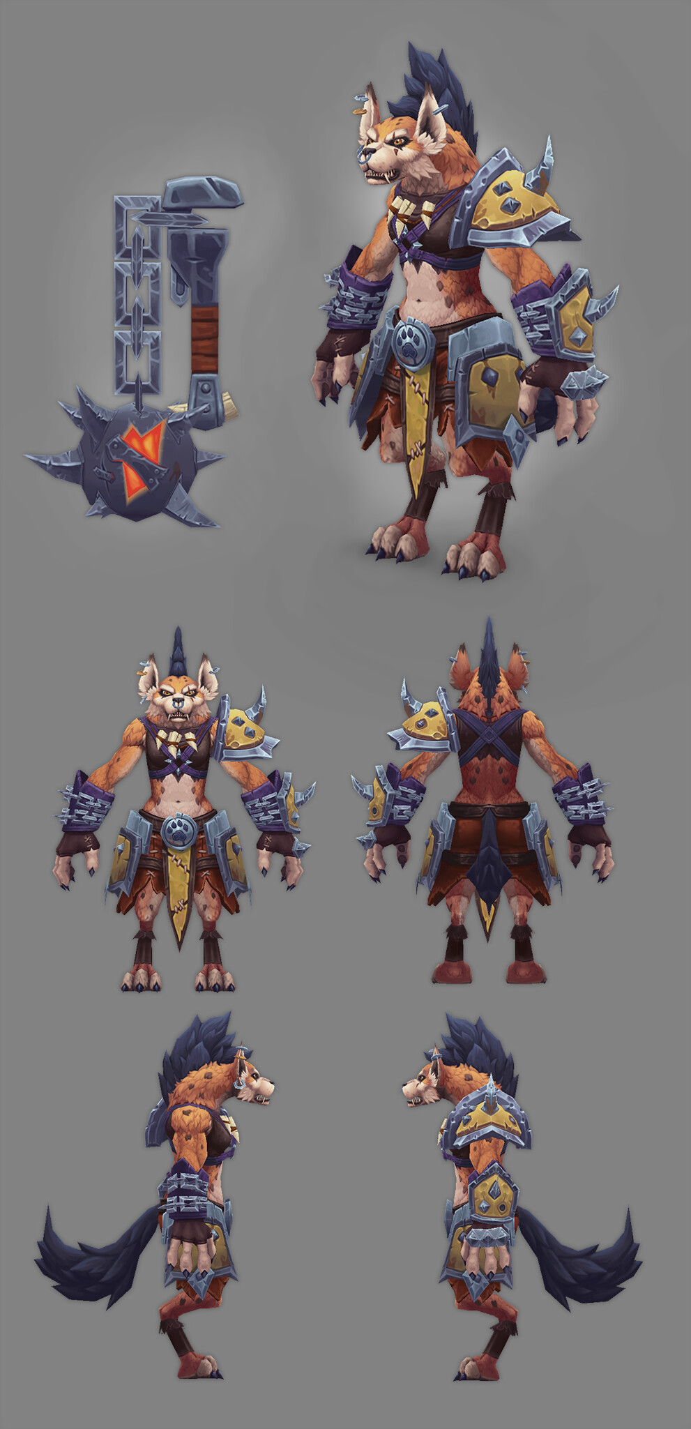 ArtStation - Scrapfang Bruiser (2018 - 19 Blizzard Student Art Contest ...