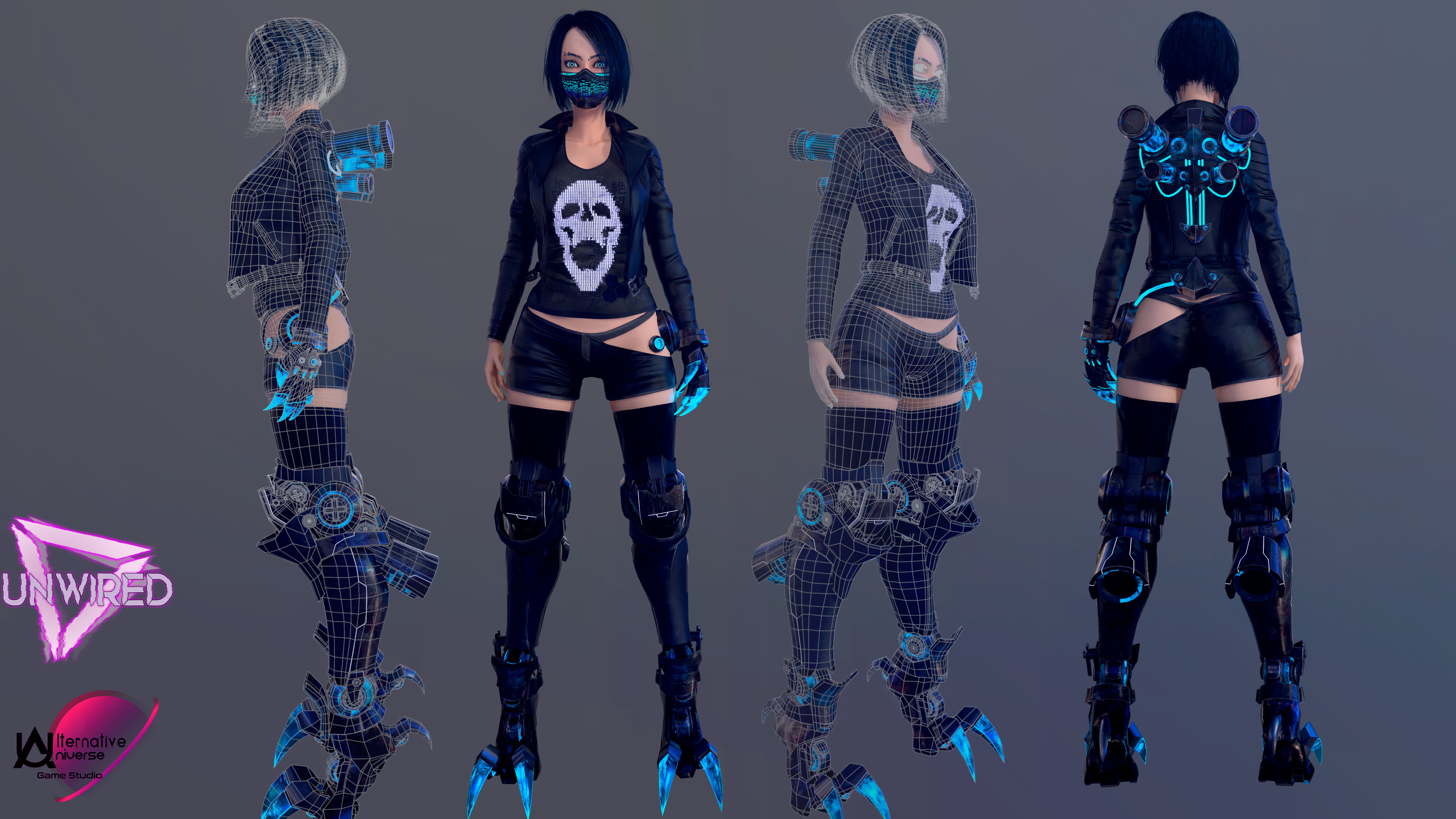 Cyberpunk комплект одежды фото 28