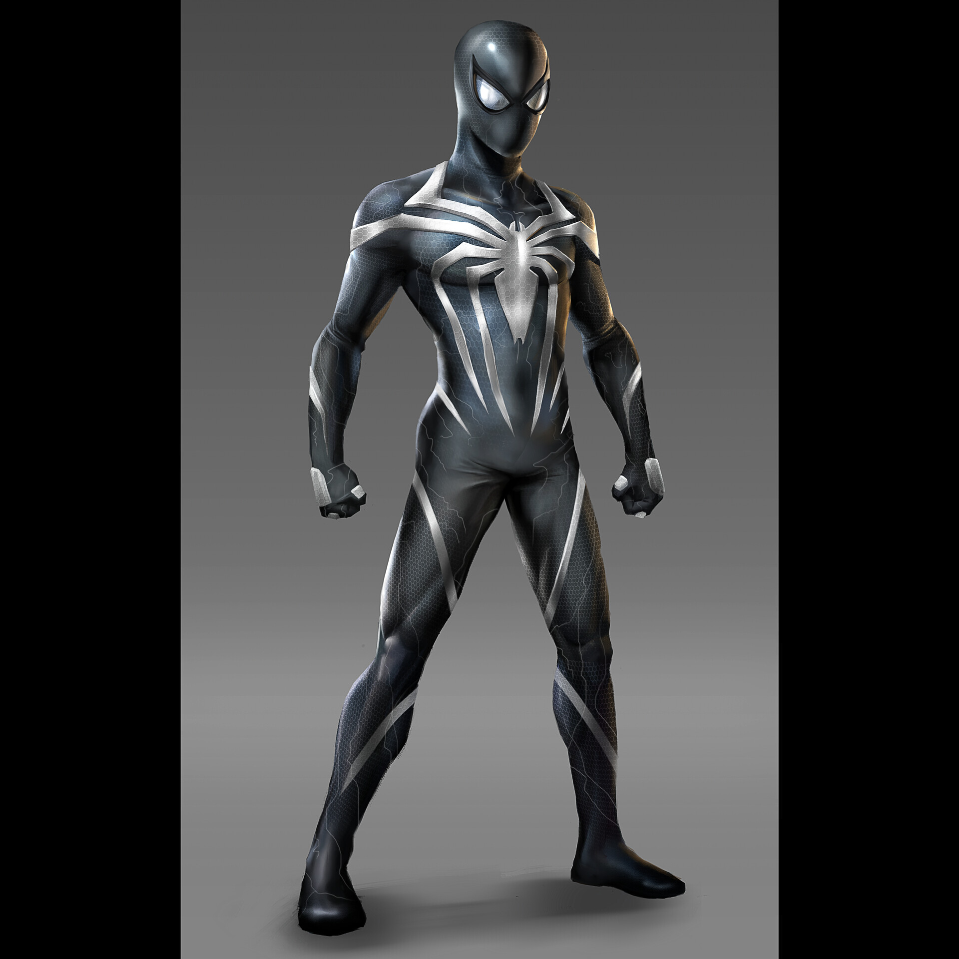 Black Suit Spider Man PS4 Concept.