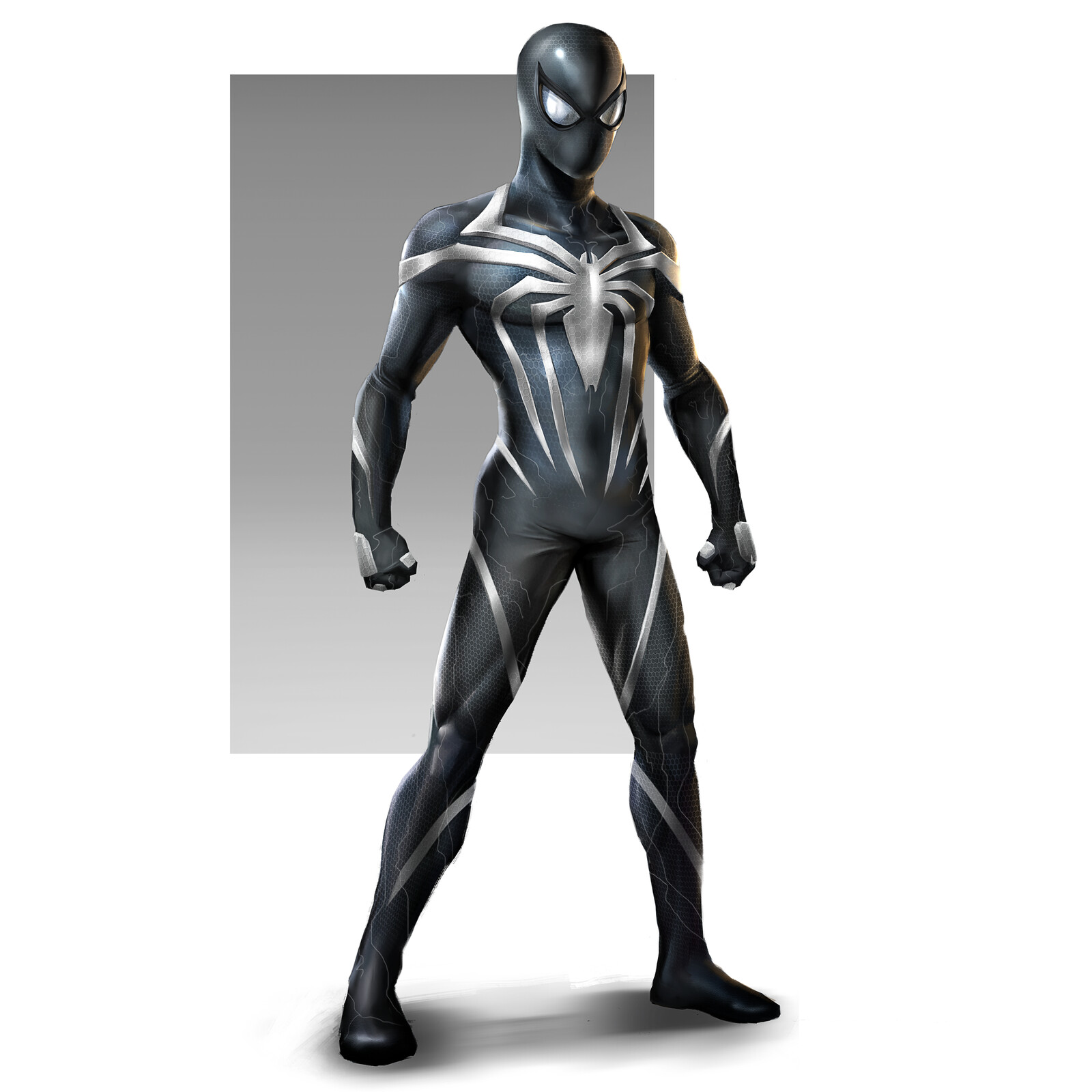 Pol Lerigoleur Black Suit Spider Man PS4 Concept