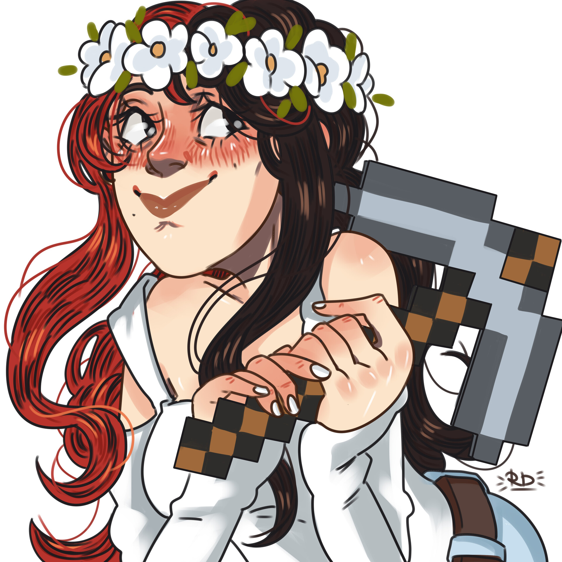 Magdalena Maria Monika Minecraft Na Modnych Obcasach ArtStation - Minecraft