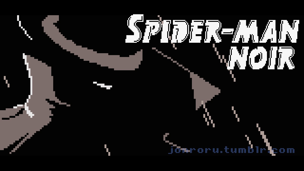 Artstation Spidernoir Jonathan Romero Ruiz A short pixel art animation of spiderman squinting with commentary on how i created it in photoshop. spidernoir jonathan romero ruiz