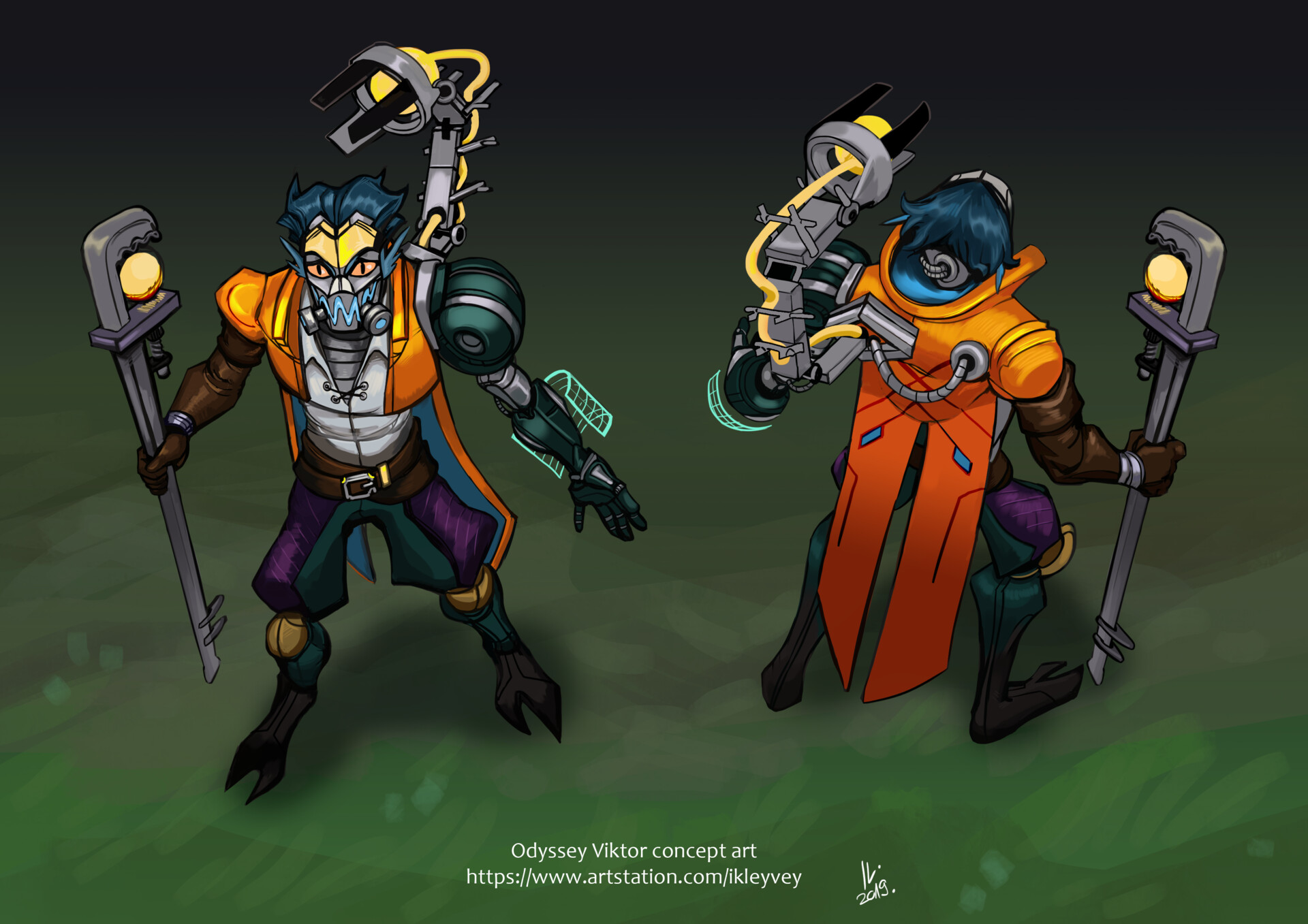 Ivana Lazic Odyssey Viktor Concept Art Fanart