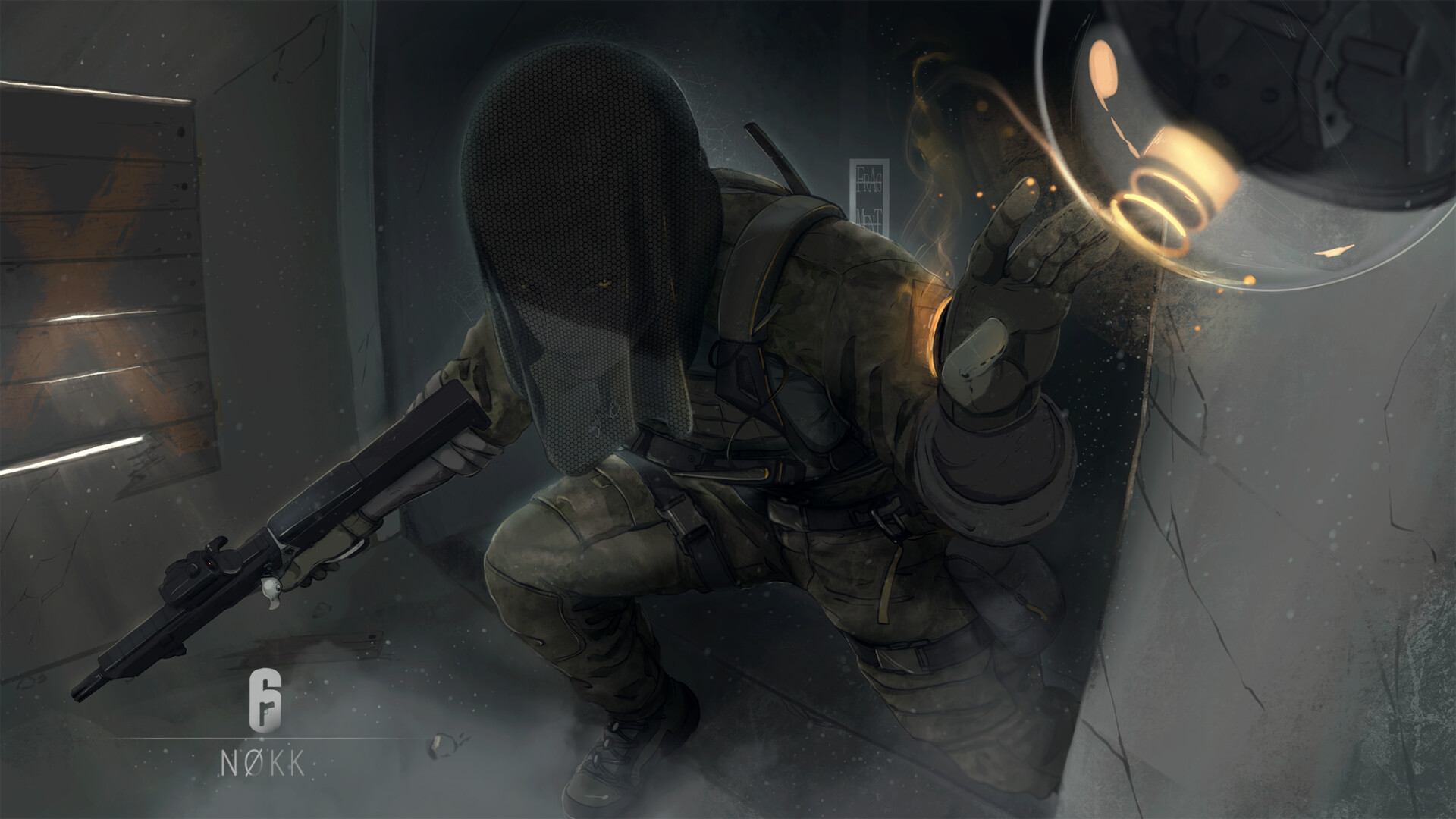 ArtStation - Rainbow SIx SIege - Nøkk, FrAg MenT