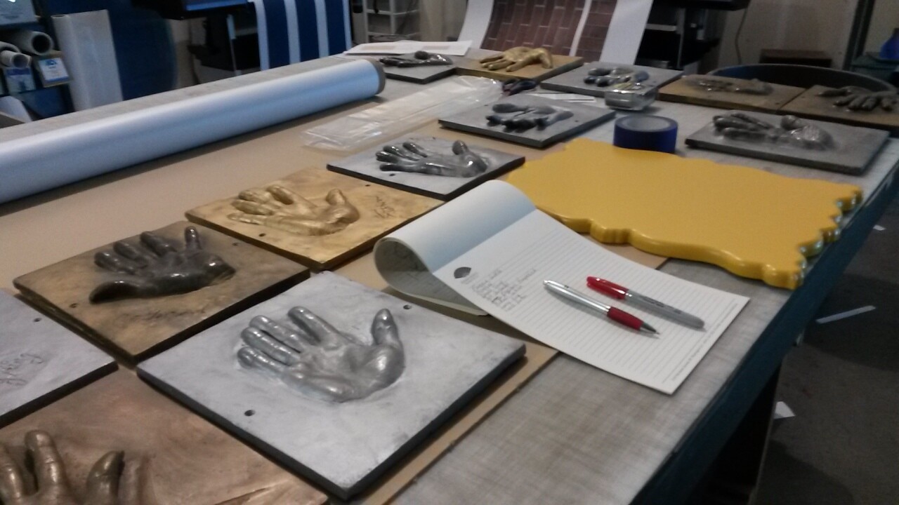 Creating the Famous Hand Cast Title Blocks