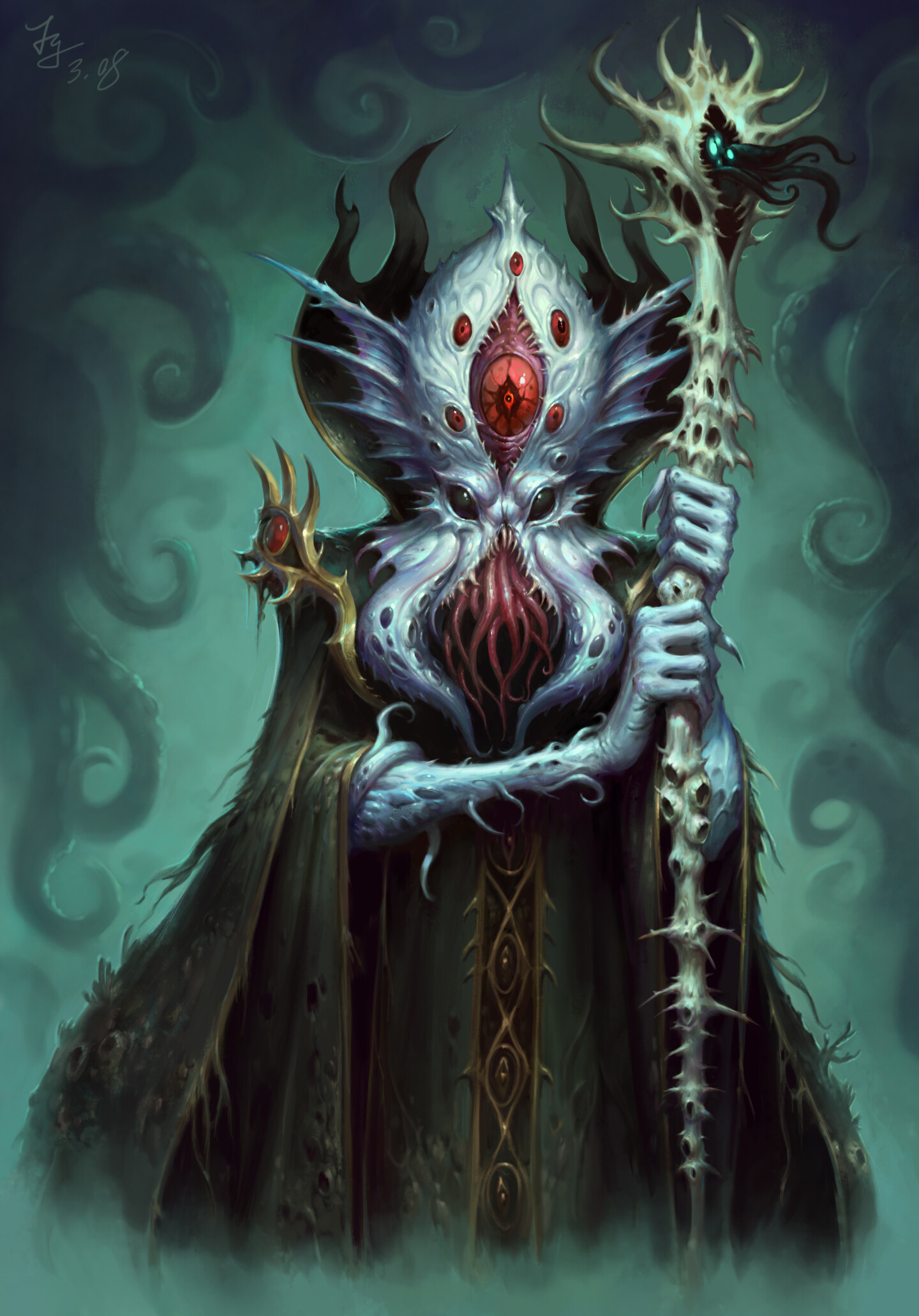 ArtStation monster of Cthulhu 01, f y