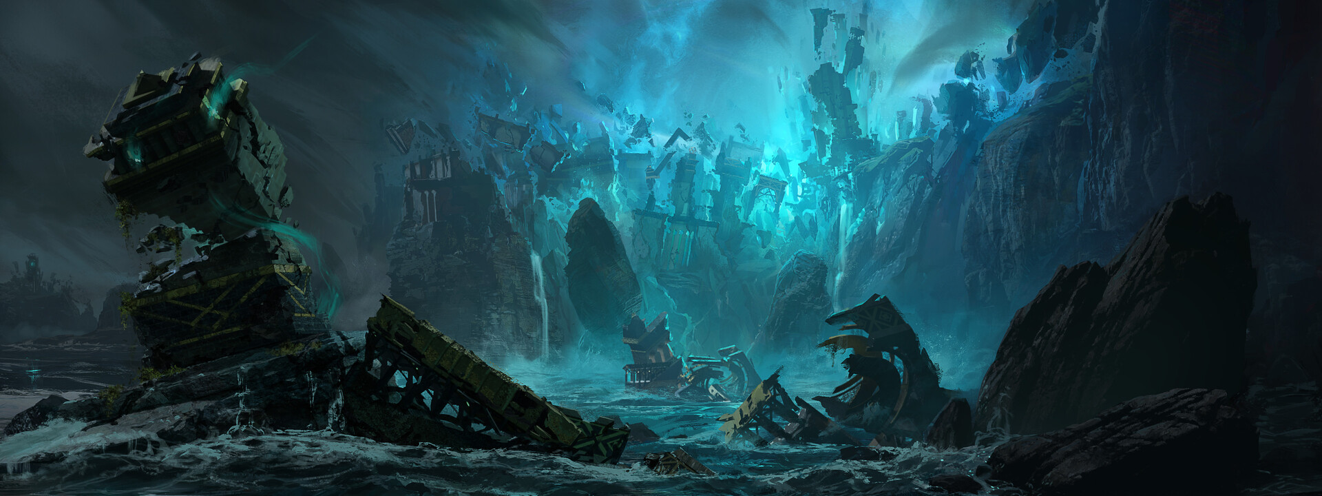 ArtStation - Shadow Isles Coastline