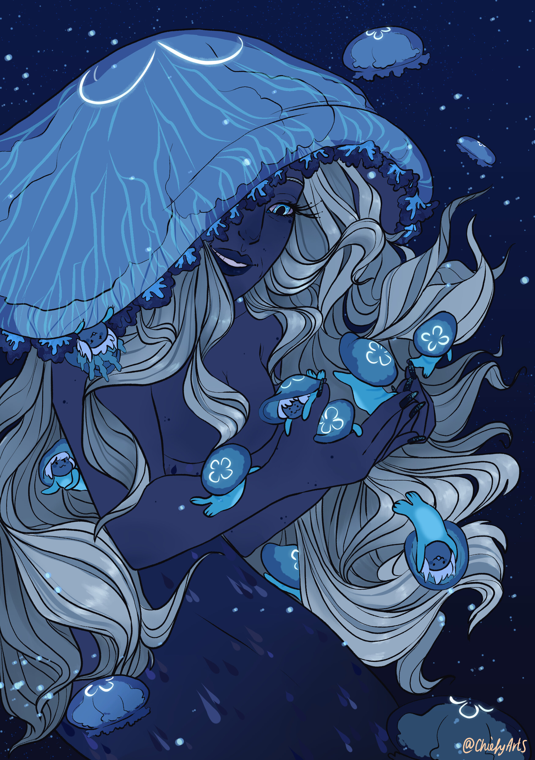 Jellyfish Hula - Illustrations ART street