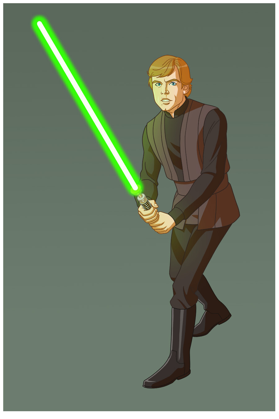 ArtStation - LUKE SKYWALKER Cartoon