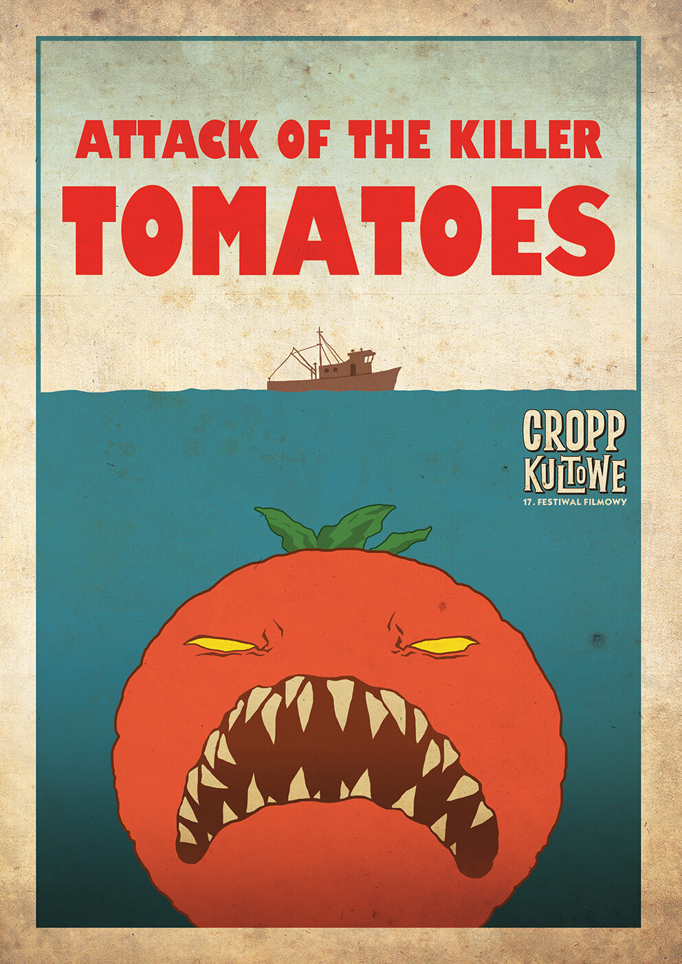 Нападение помидоров. Атака помидоров-убийц 1978. Нападение помидоров-убийц 1978 Постер. Attack of the Killer Tomatoes Постер.