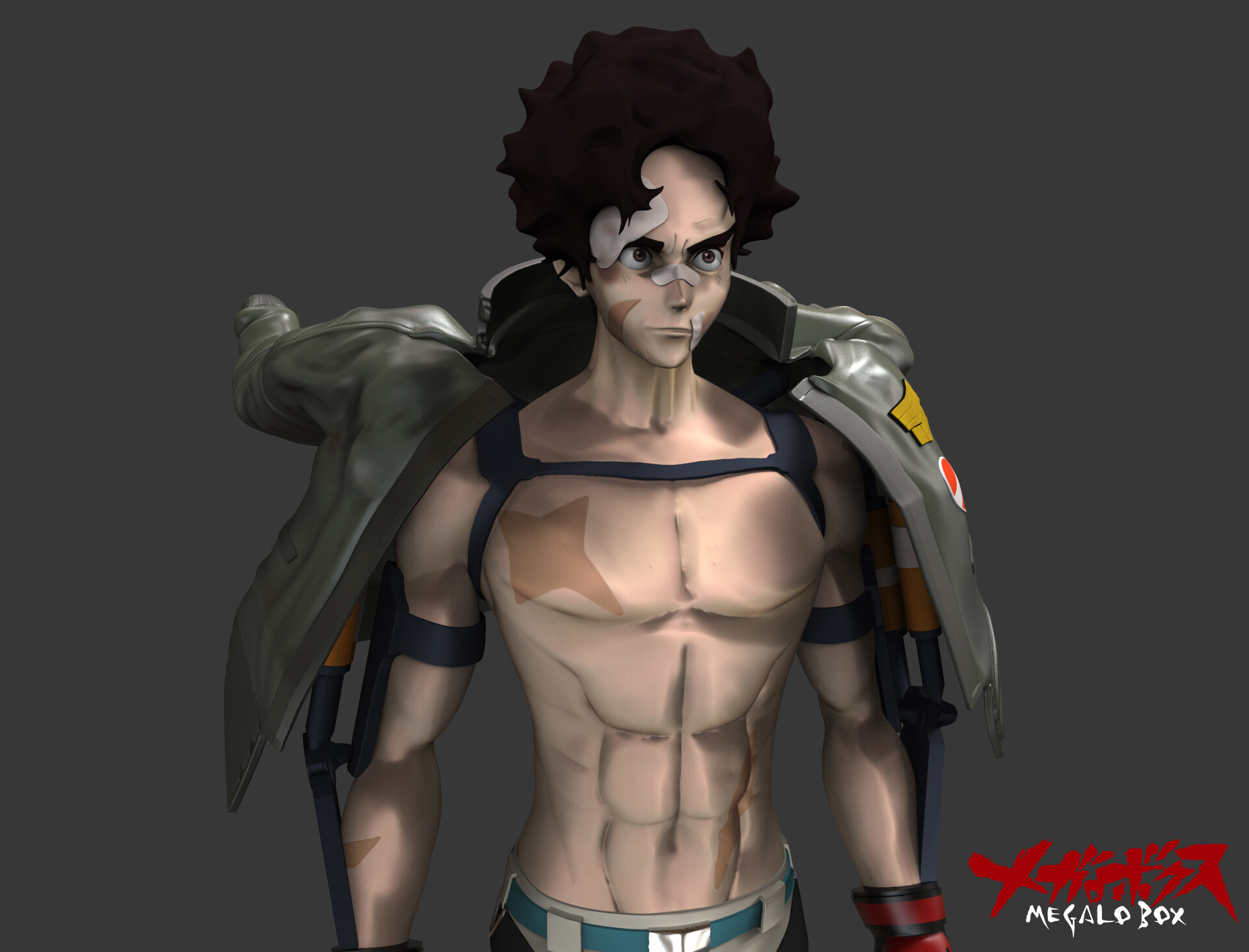 Artstation Joe Megalo Box Figure Quentin Abgrall
