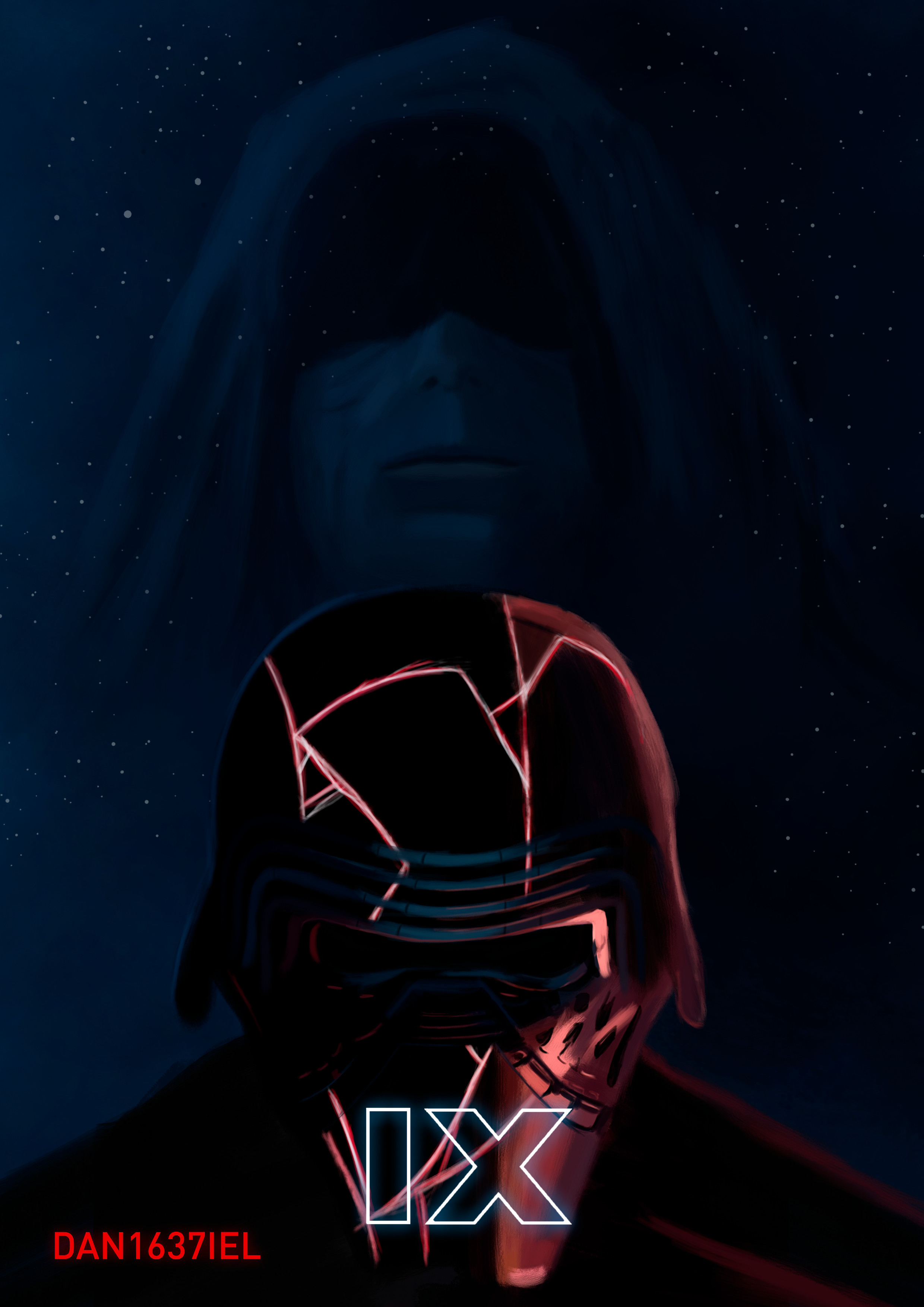 Artstation Episode Ix The Rise Of Skywalker Fan Poster Daniel Popov