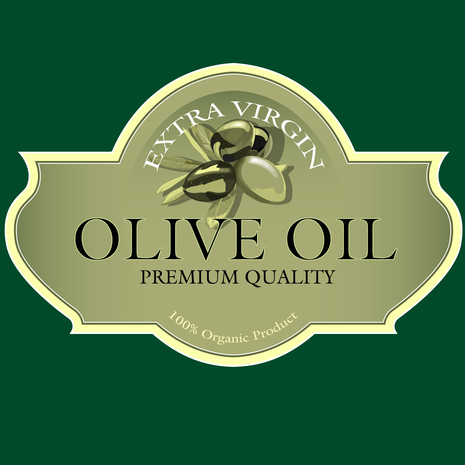 OLIVE LABEL VECTOR2 