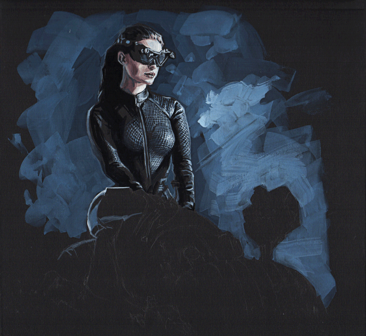Anne Hathaway Catwoman Gif