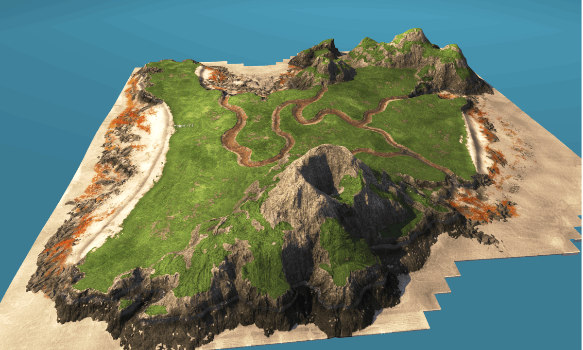 Large Island 2 - Complete View