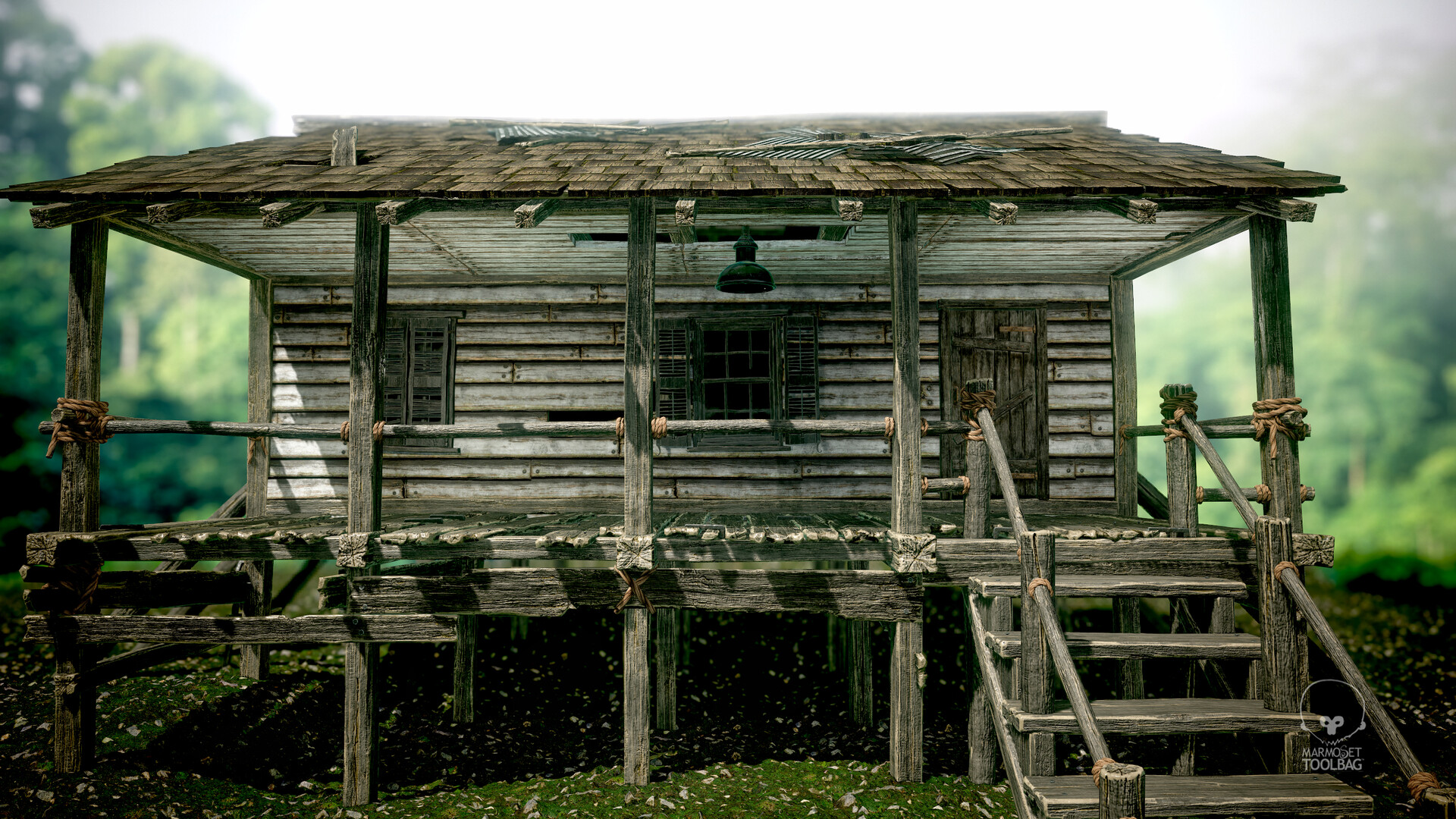 Serhii Lysenko Old Wood House