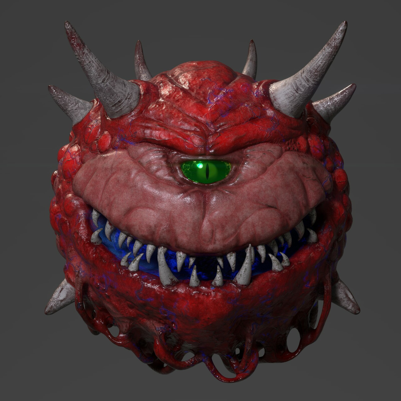 Cacodemon: quick zbrush/substance sketch during downtime.