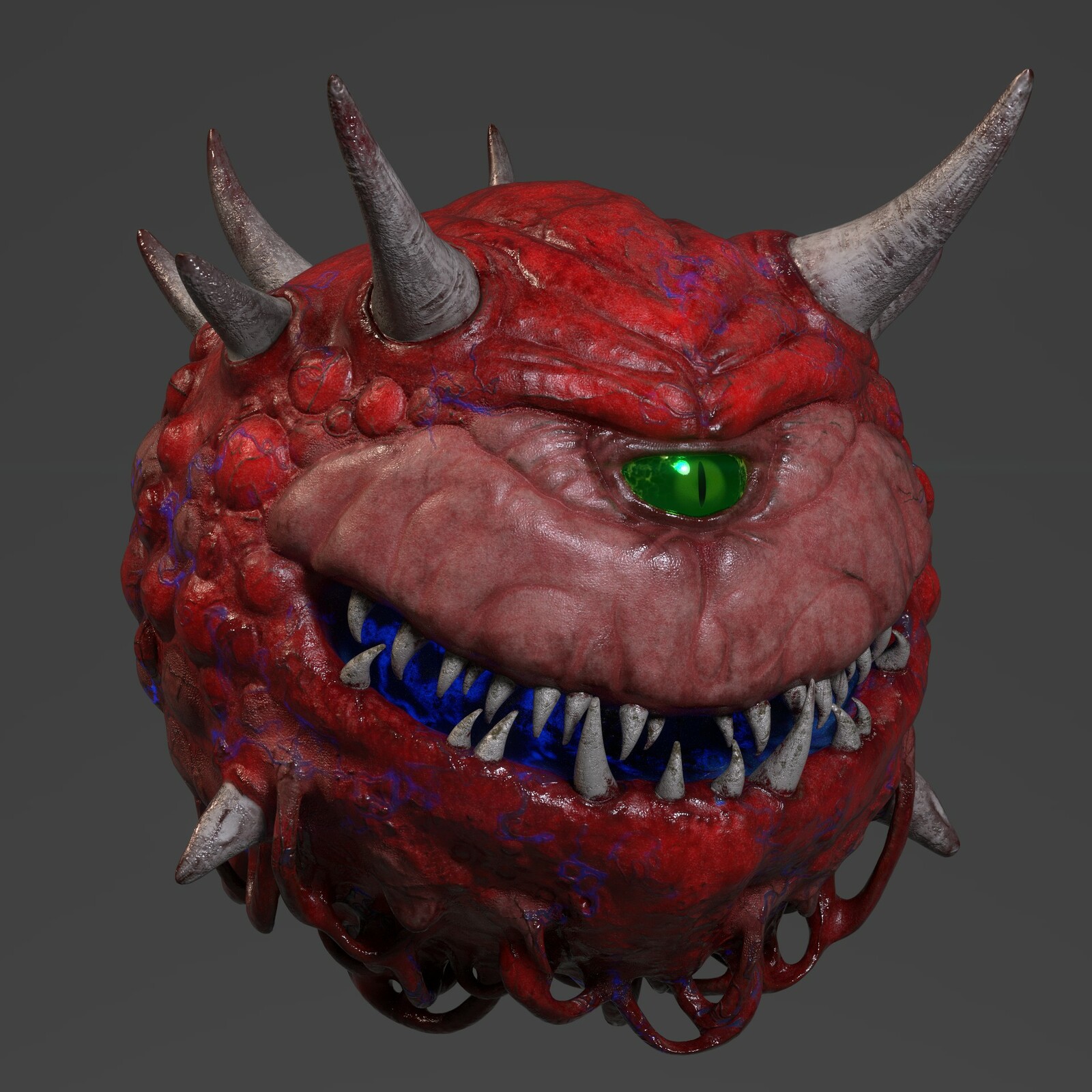 Cacodemon: quick zbrush/substance sketch during downtime.