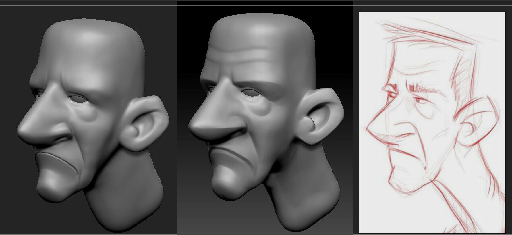 Artstation Stylized 3d Character Old Man Stalin M