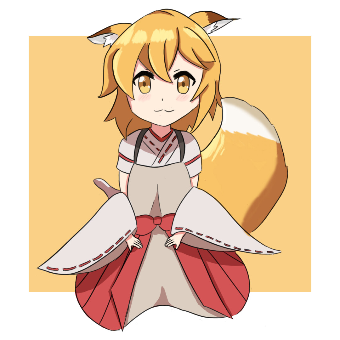 ArtStation - Senko-San Illustration The cute Fox
