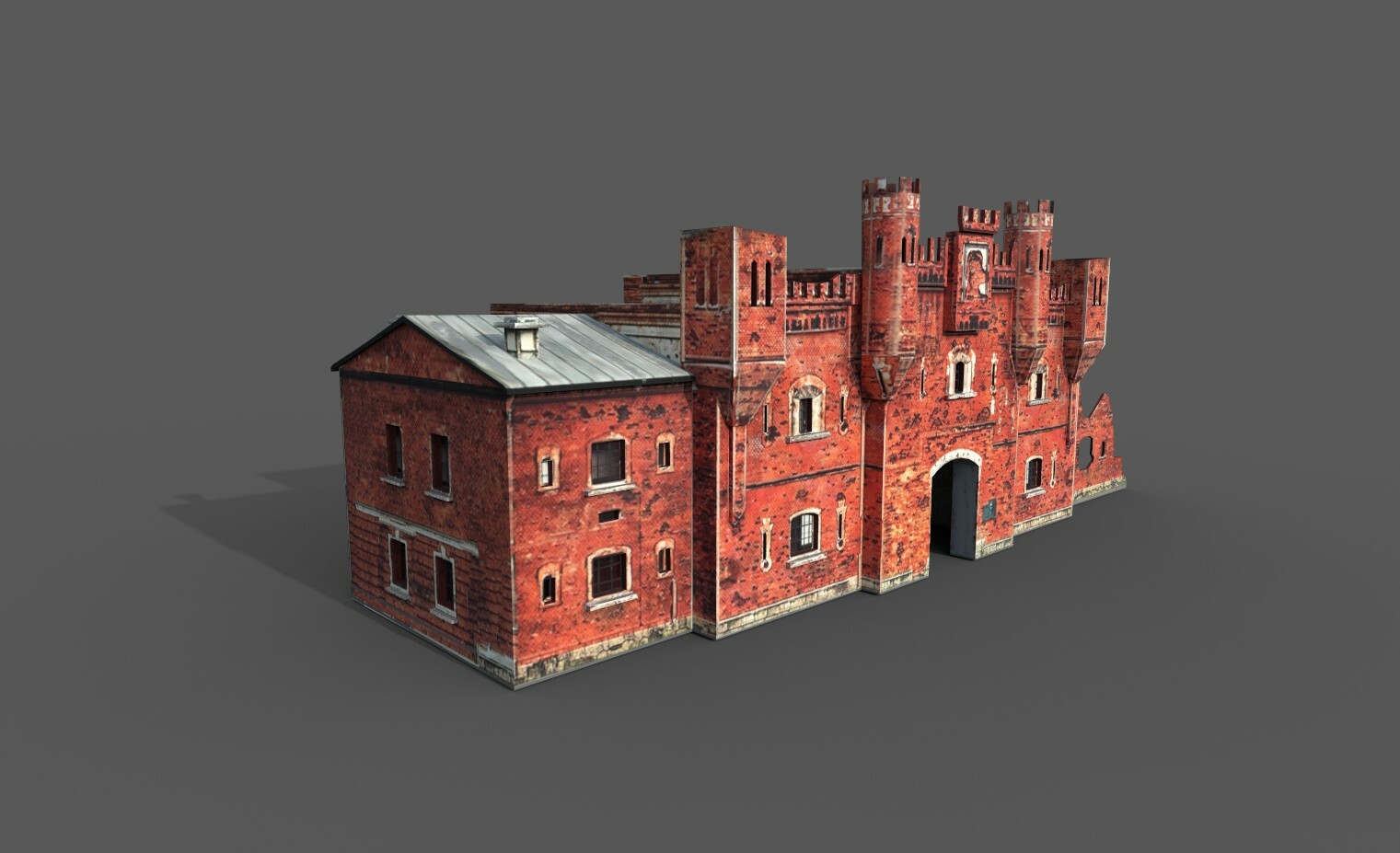 Брестская крепость 3д модель