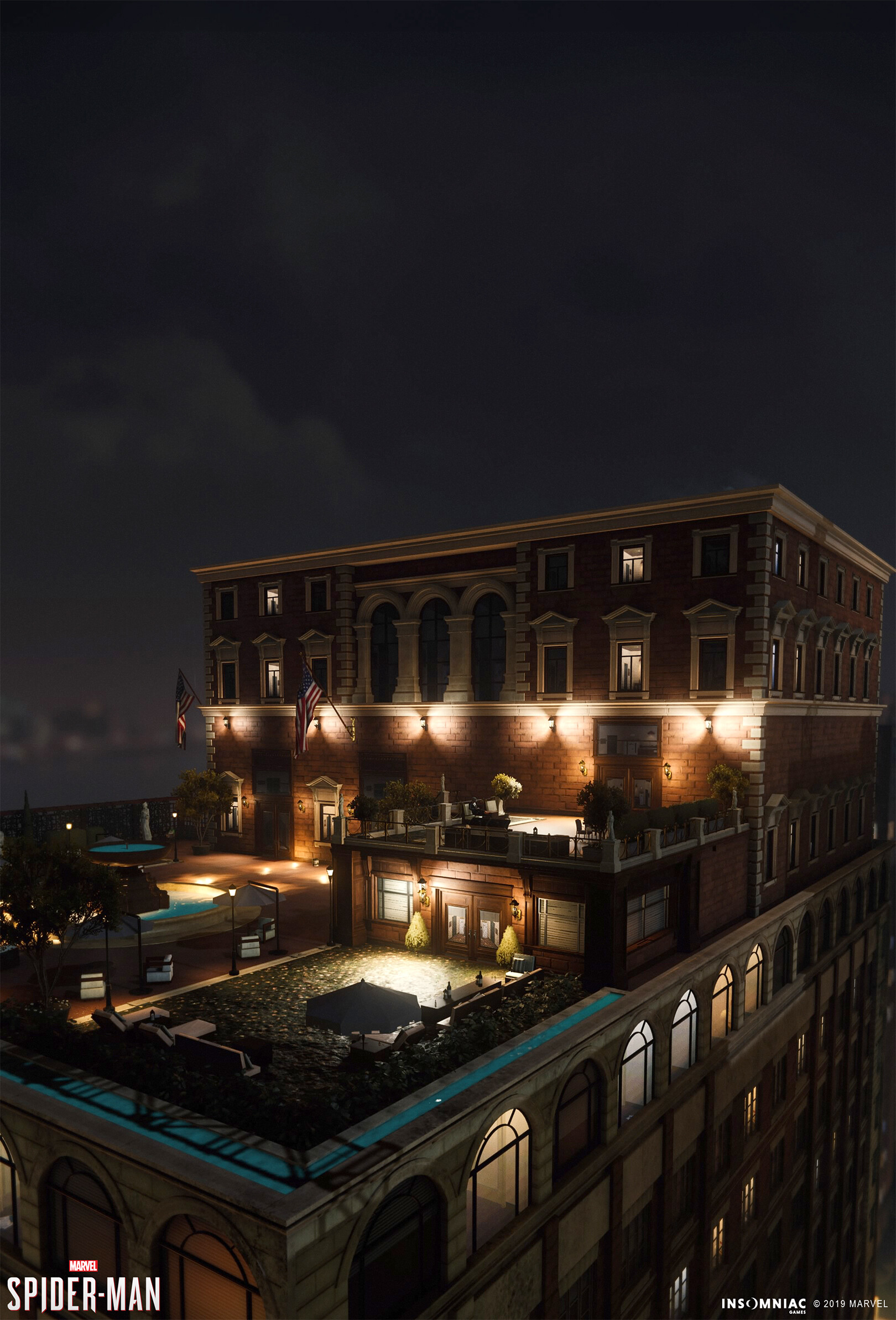 Paul Tran Marvel's SpiderMan Upper West Side Rooftops