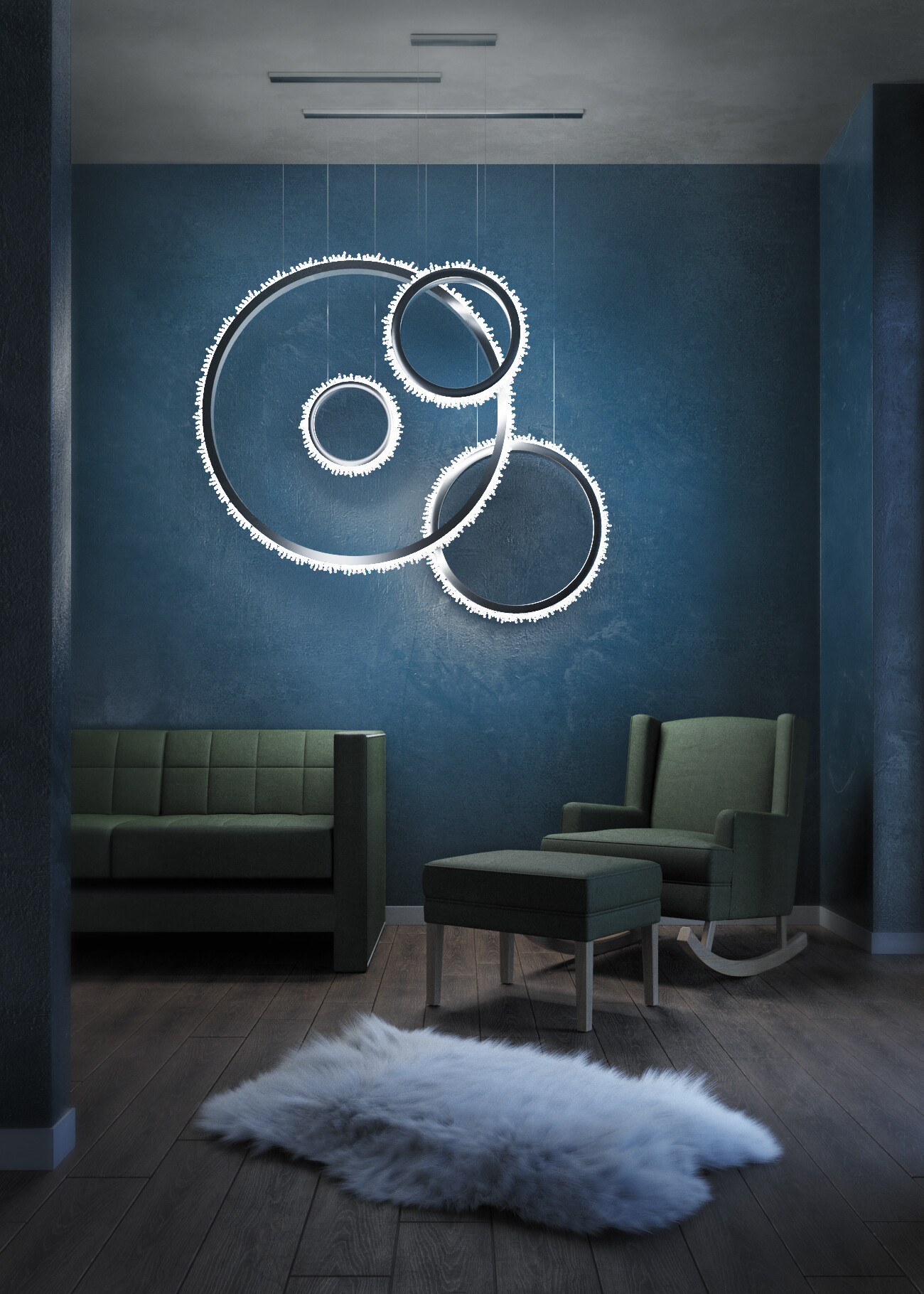 ArtStation Chandelier test project 01 2019