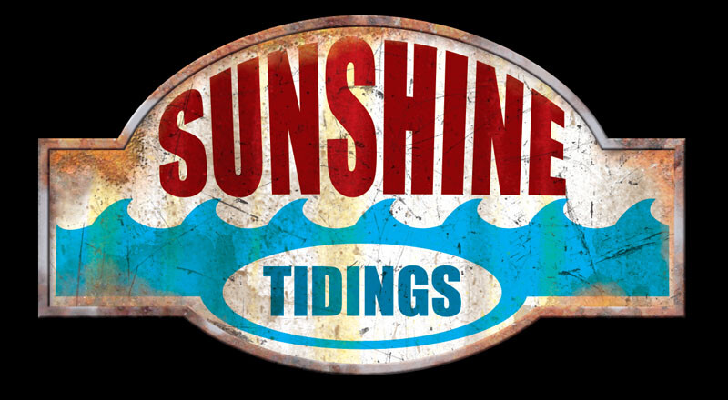 Sunshine Tidings Custom Sign Texture