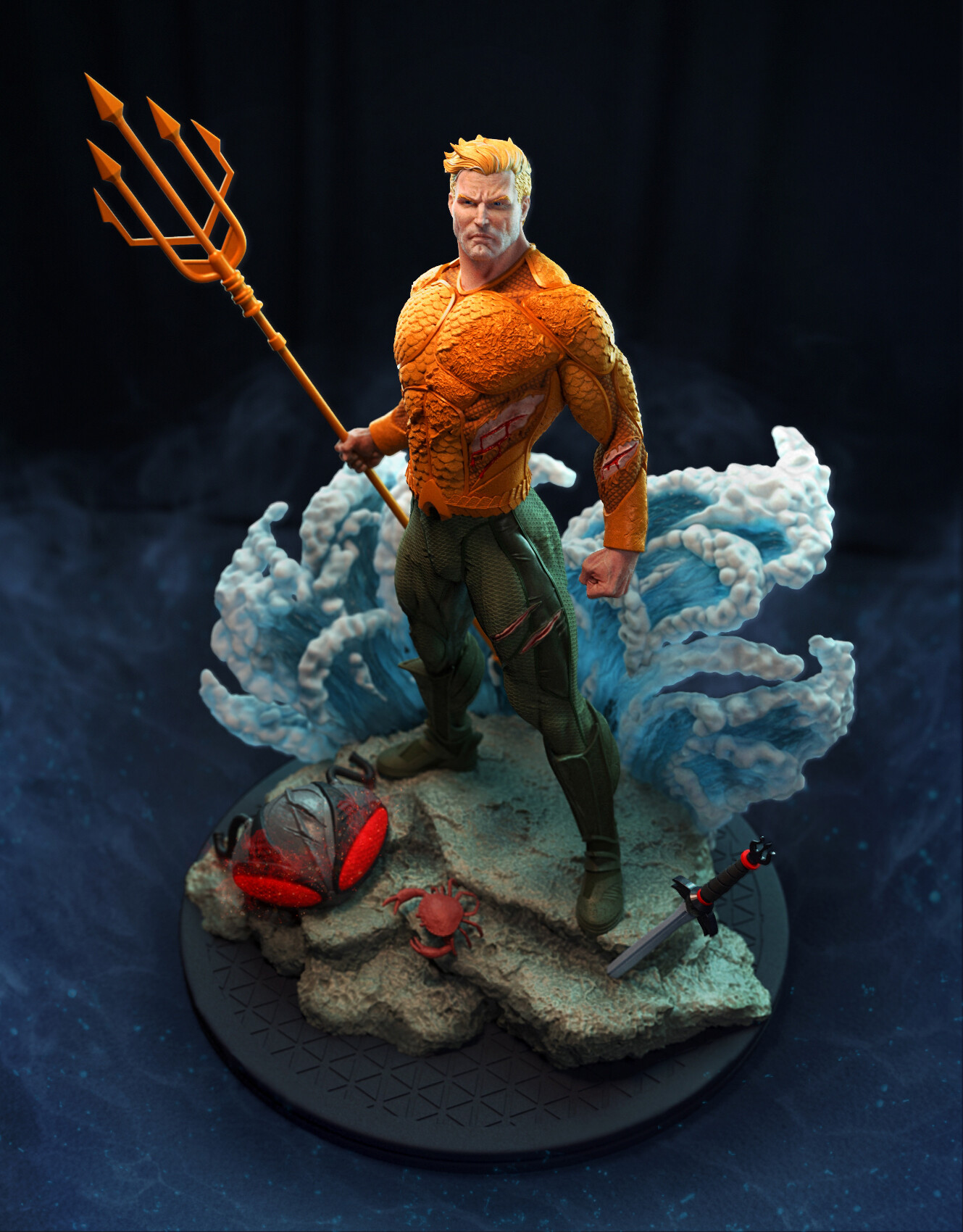 Artstation Aquaman Fanart Juan Pitluk