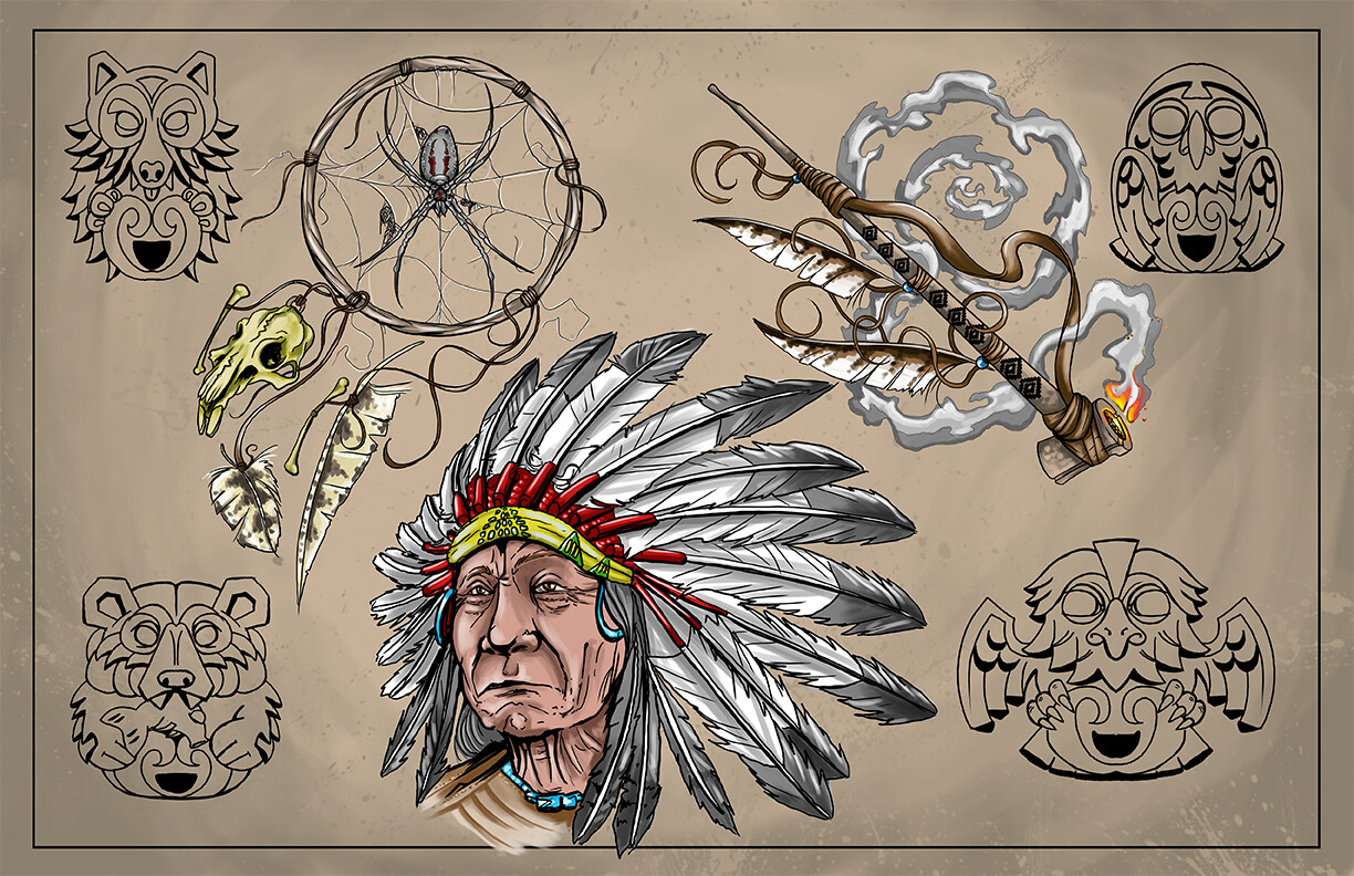 Art Sheet Native American
