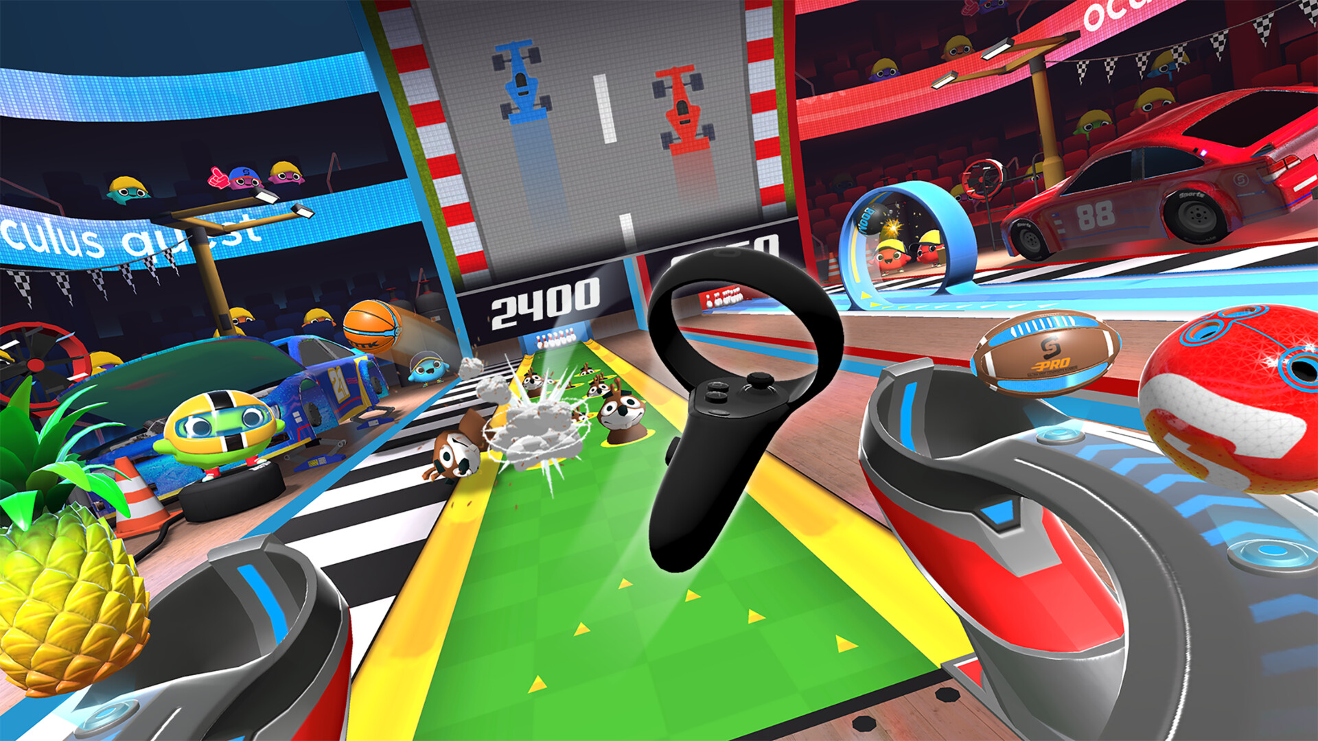Bowling Vr Sports Games Oculus Quest ArtStation Sports Scramble